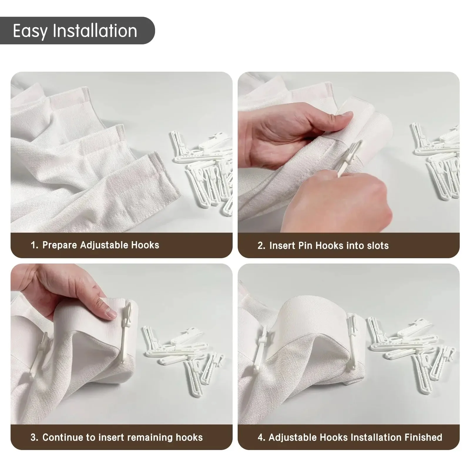 Adjustable Pin Hooks (Pack of 10) - Image 4