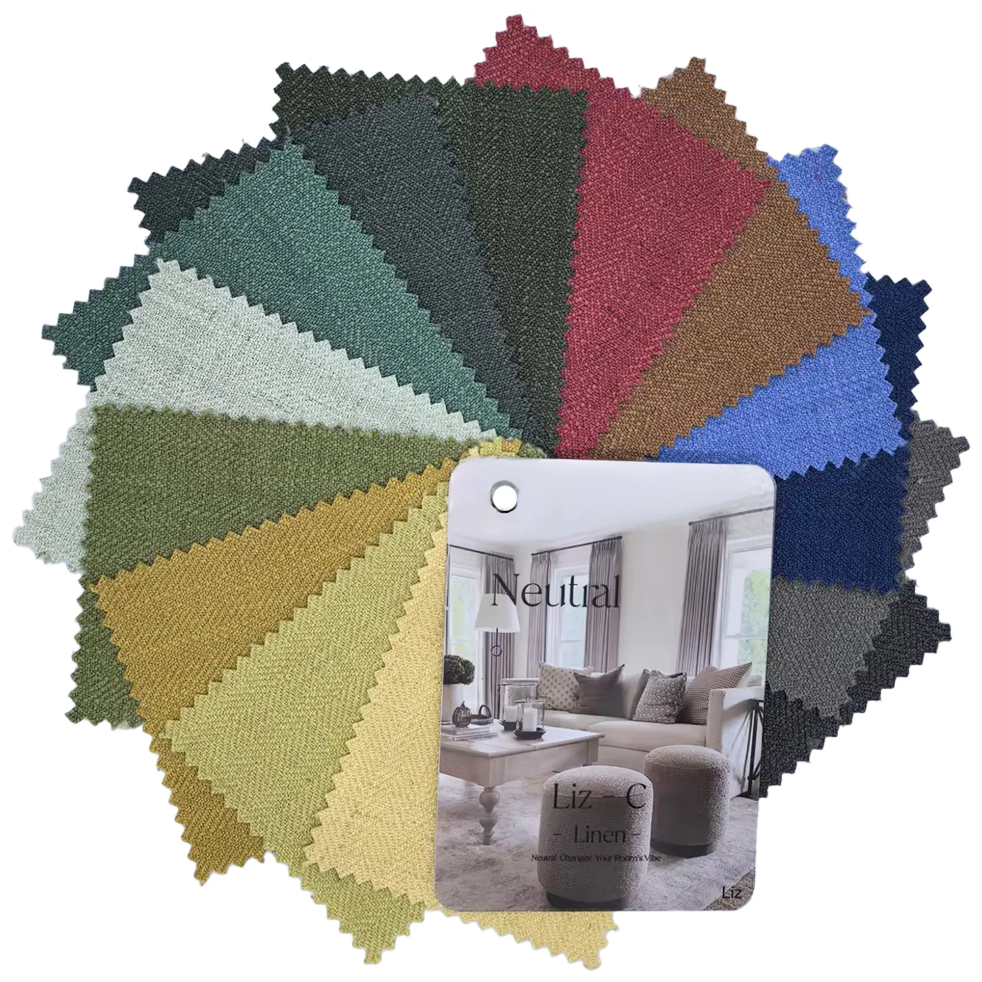 Liz Linen Herringbone - Image 3