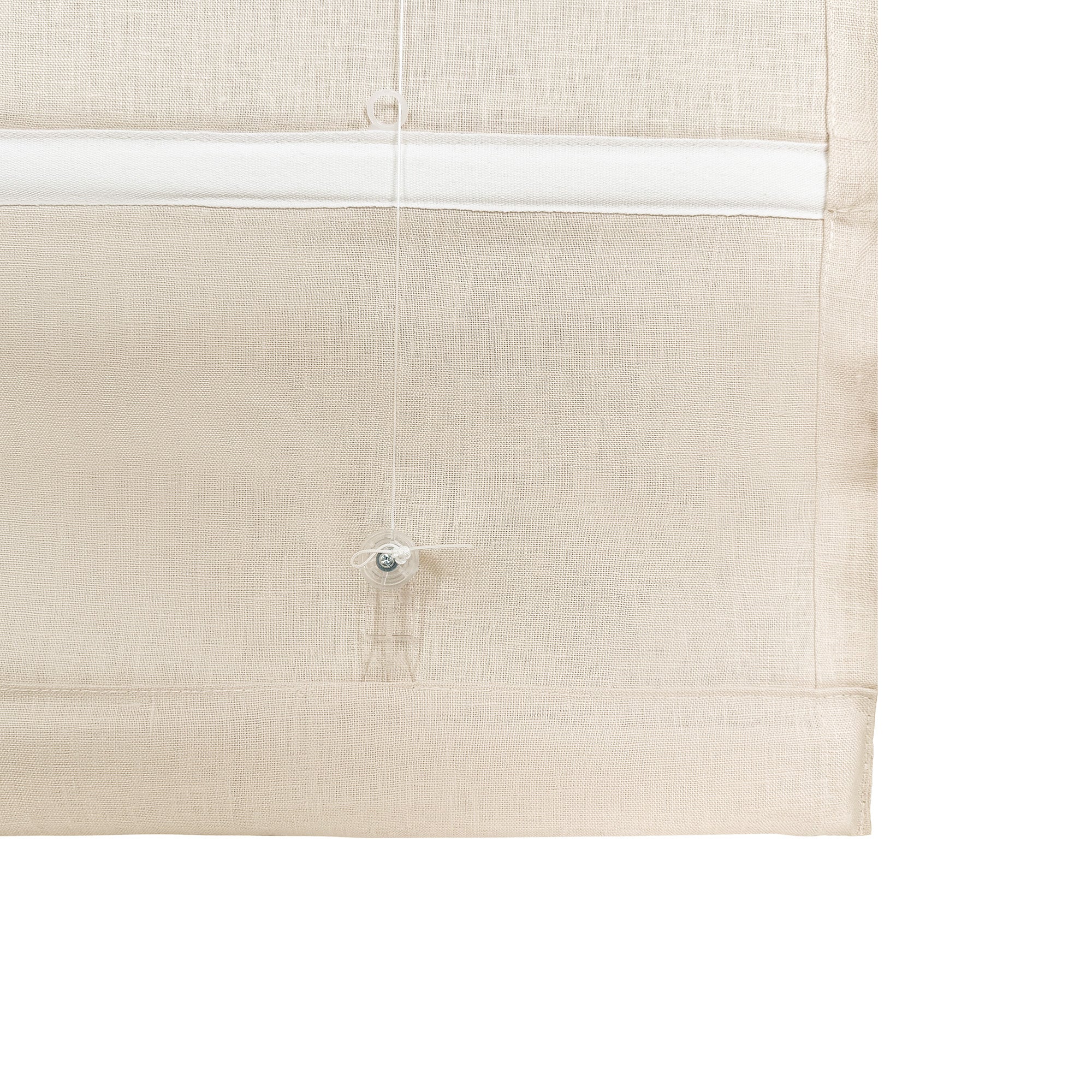 Belgian Flax Linen Roman Shades & Blinds - Image 10