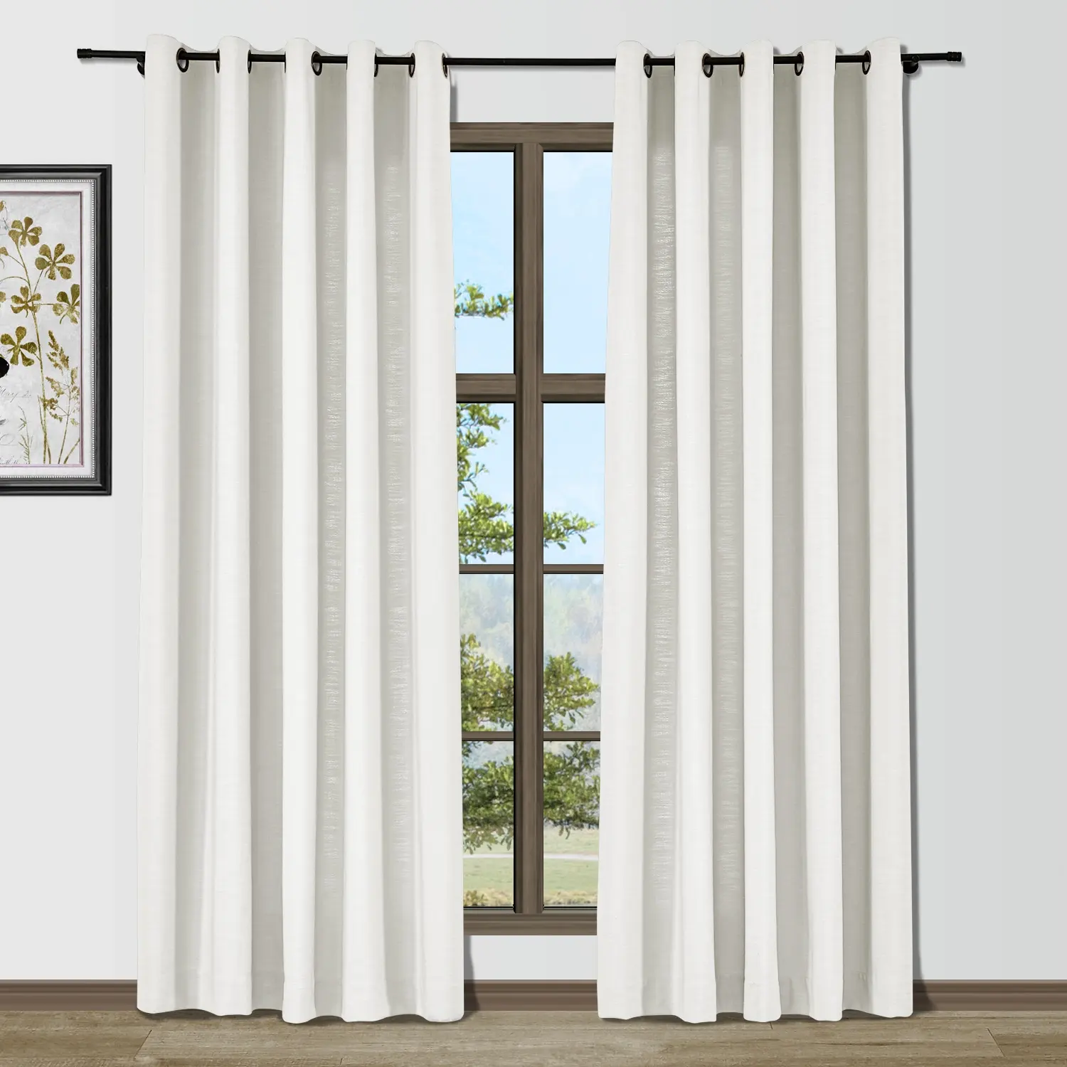Bella Cotton Blend Curtains & Drapes Grommet - Image 10