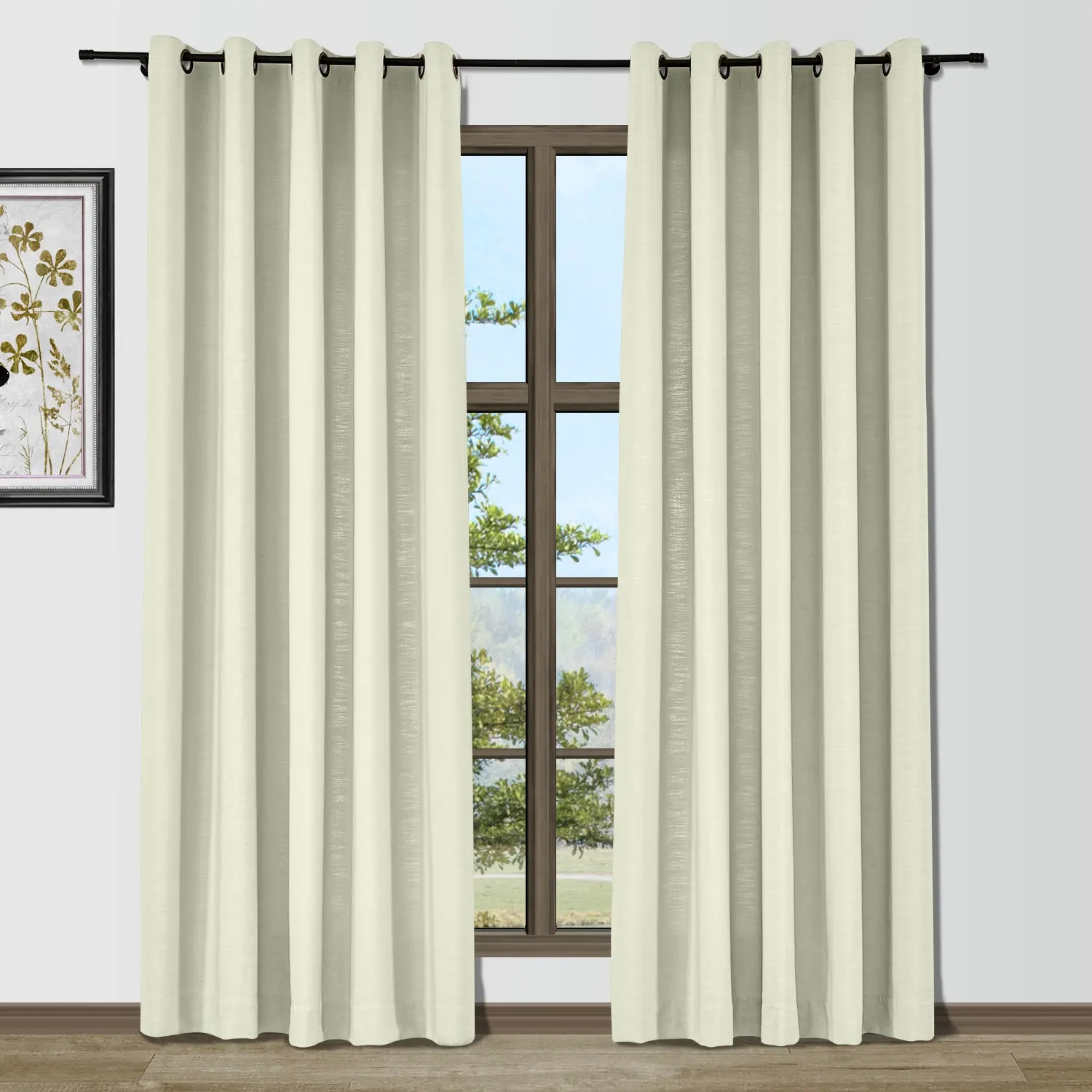 Bella Cotton Blend Curtains & Drapes Grommet - Image 13