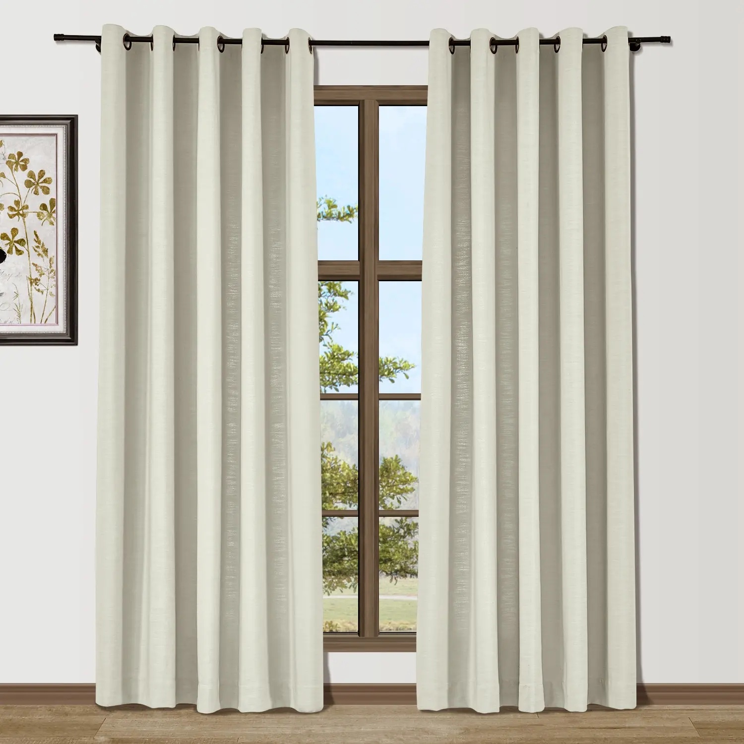 Bella Cotton Blend Curtains & Drapes Grommet - Image 15
