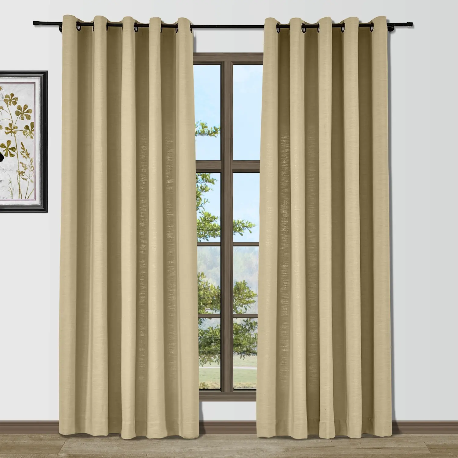 Bella Cotton Blend Curtains & Drapes Grommet - Image 17