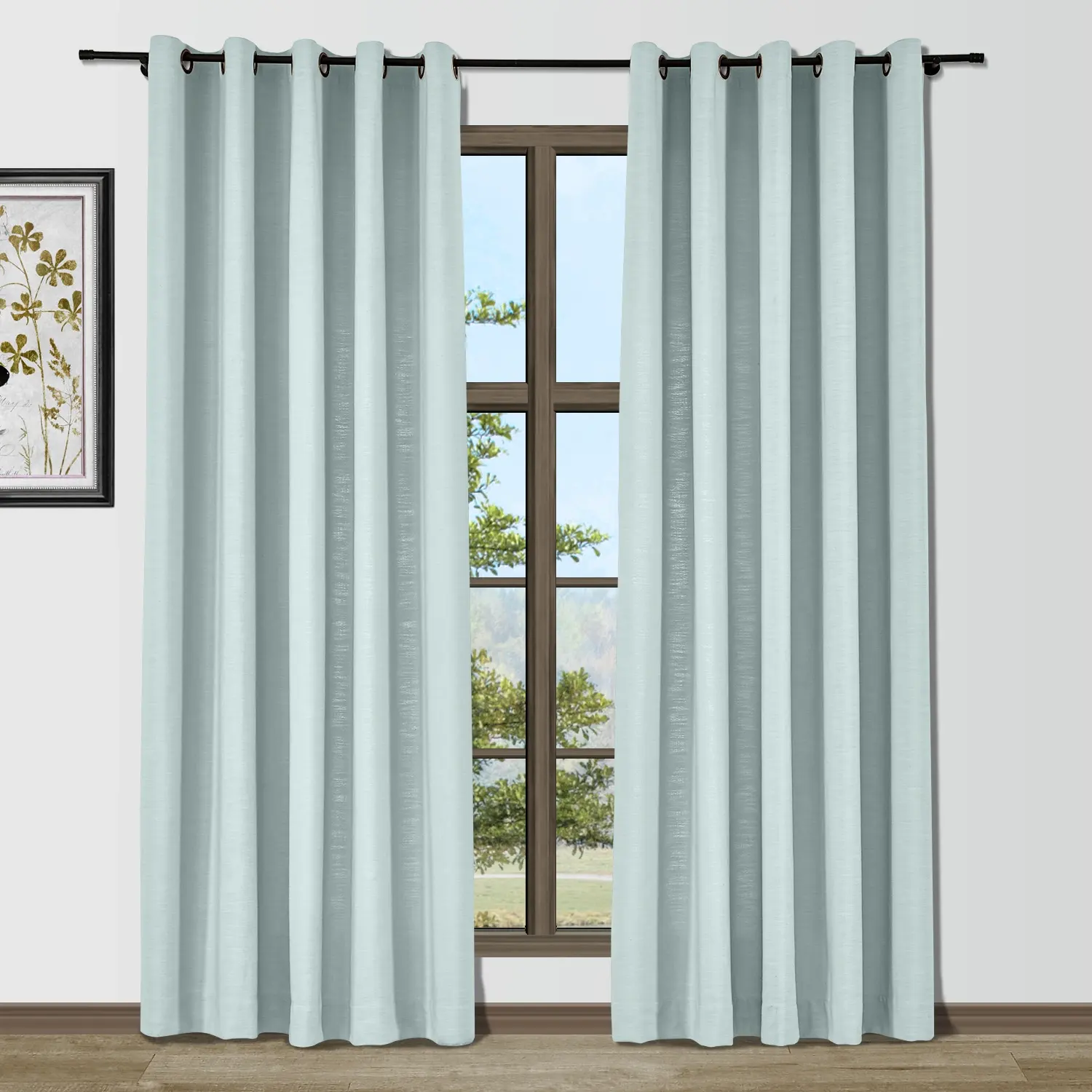 Bella Cotton Blend Curtains & Drapes Grommet - Image 18