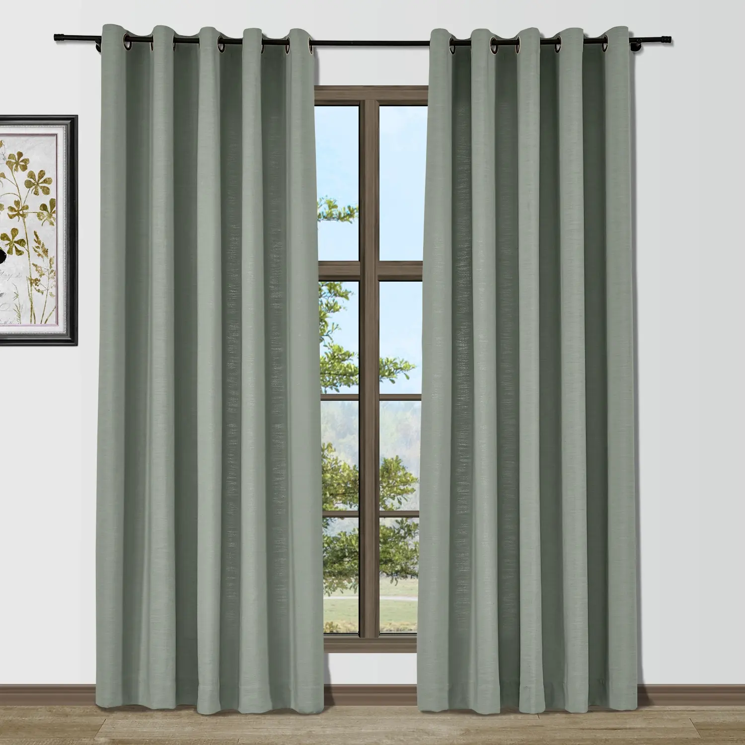 Bella Cotton Blend Curtains & Drapes Grommet - Image 20
