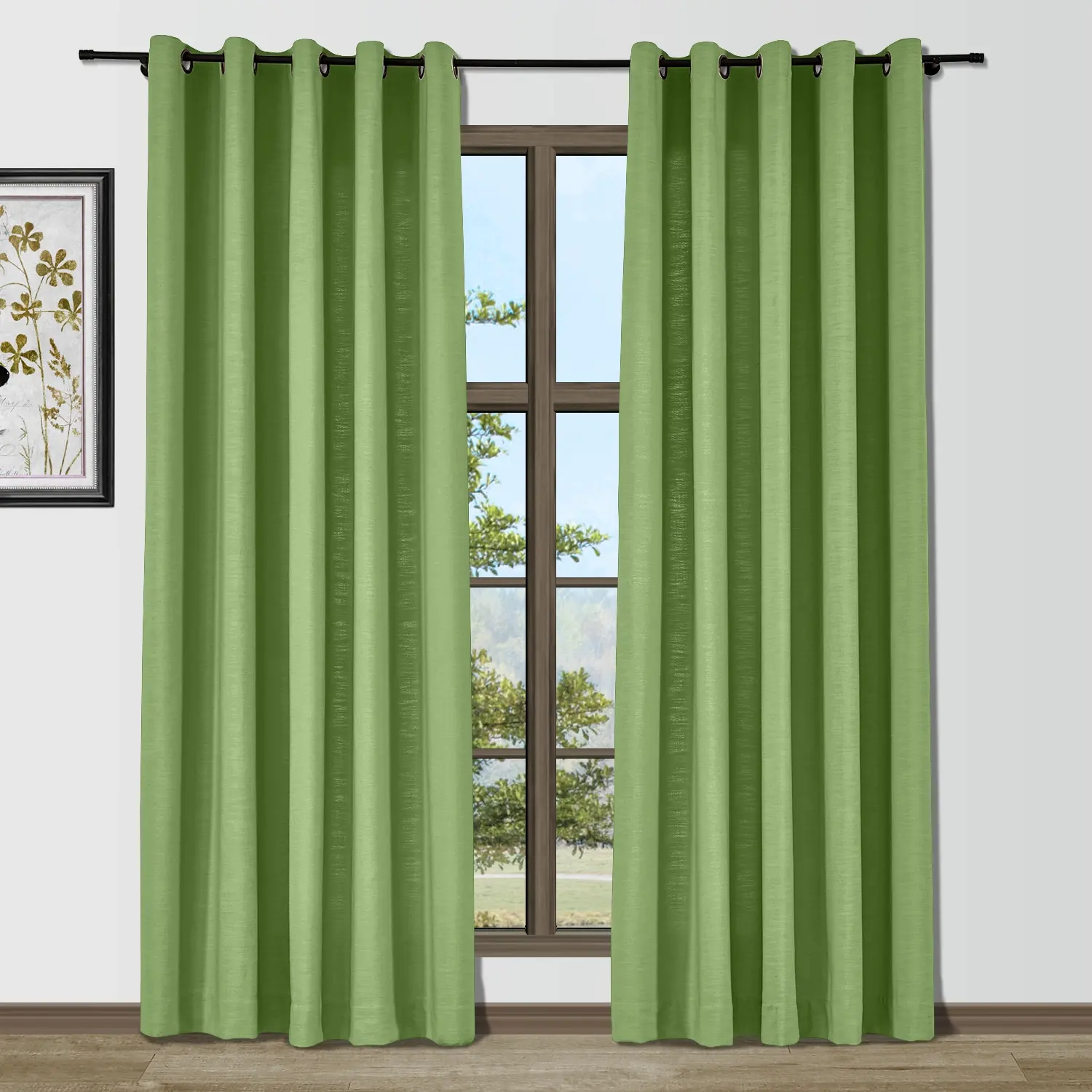 Bella Cotton Blend Curtains & Drapes Grommet - Image 22