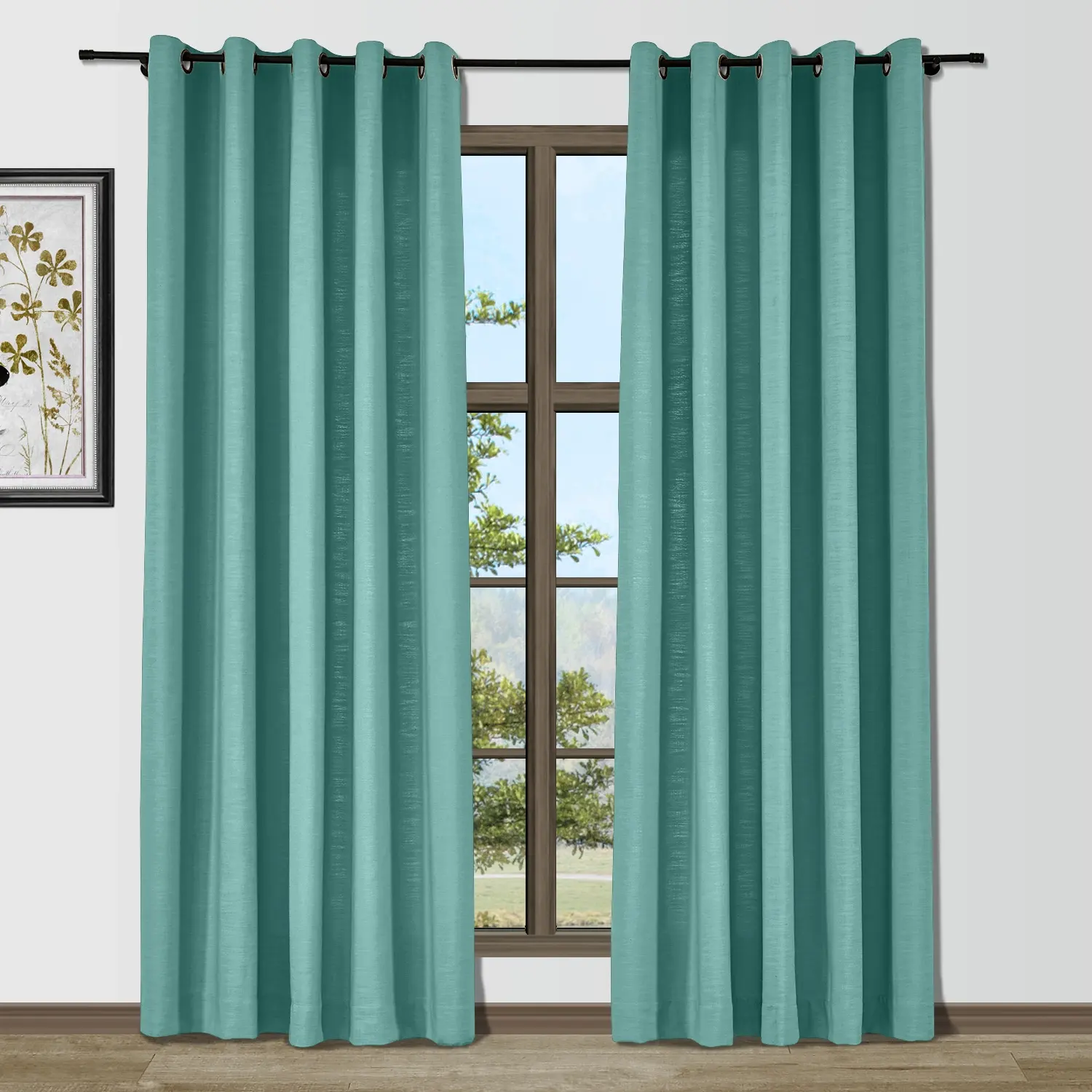 Bella Cotton Blend Curtains & Drapes Grommet - Image 23