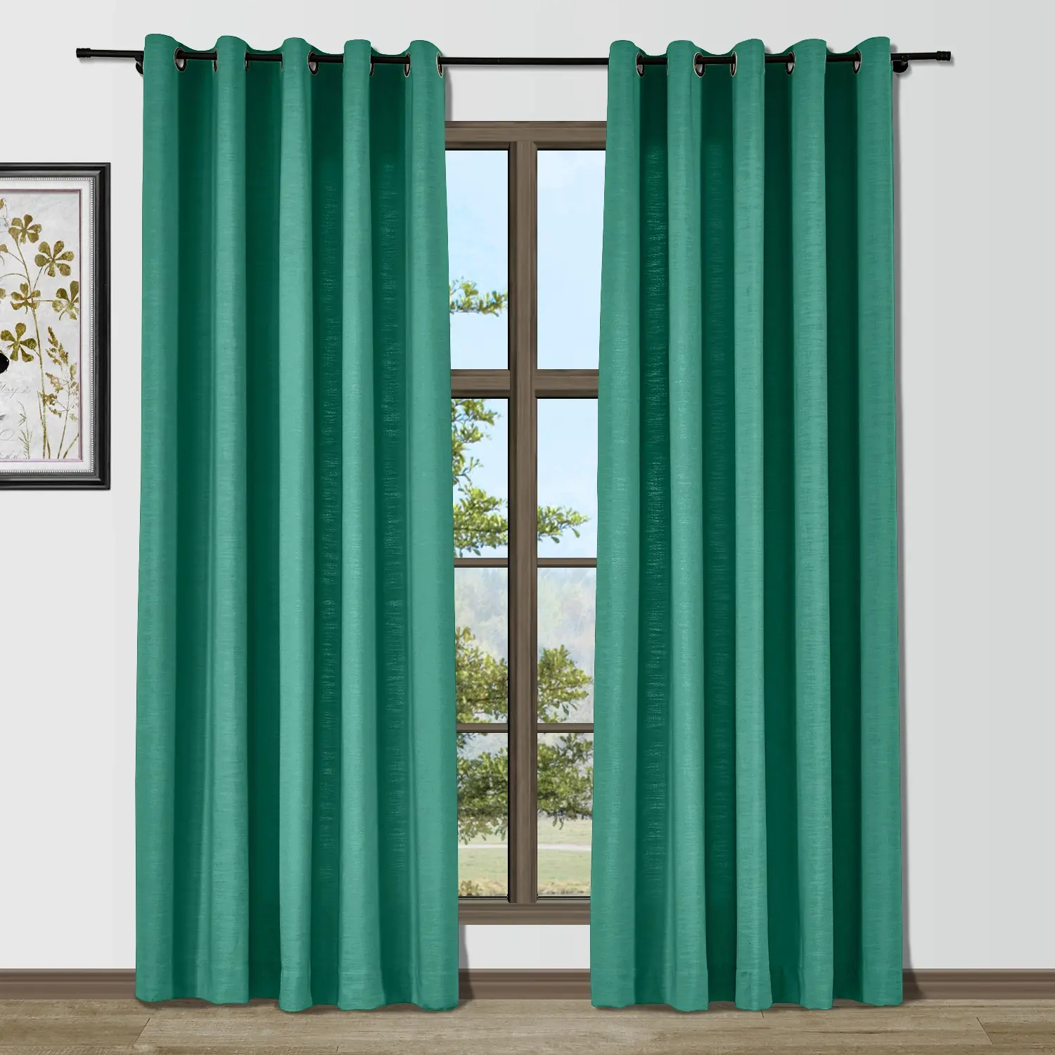Bella Cotton Blend Curtains & Drapes Grommet - Image 24