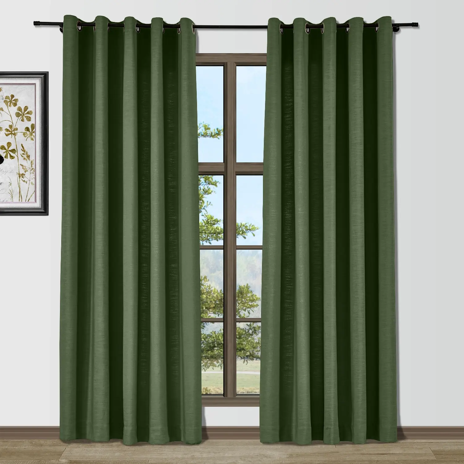 Bella Cotton Blend Curtains & Drapes Grommet - Image 25