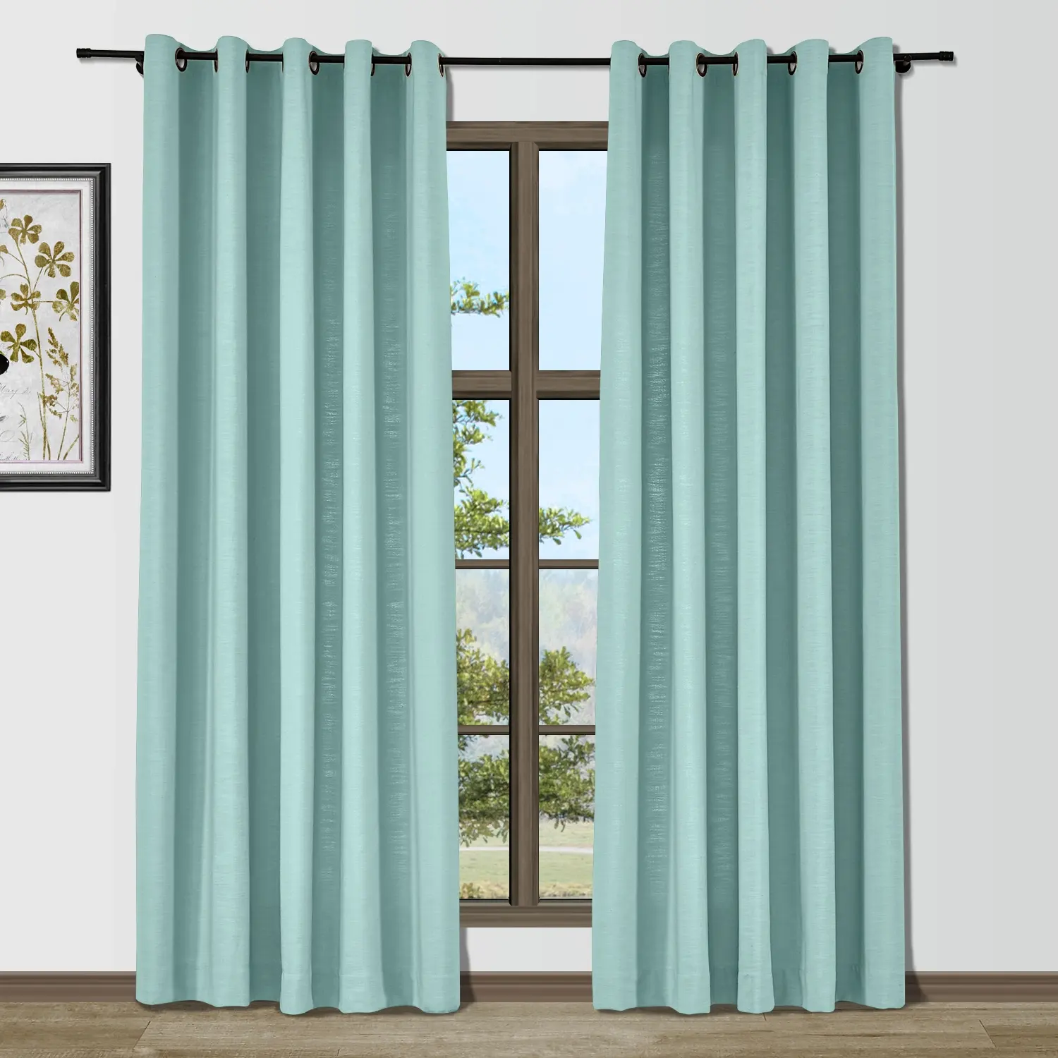 Bella Cotton Blend Curtains & Drapes Grommet - Image 26