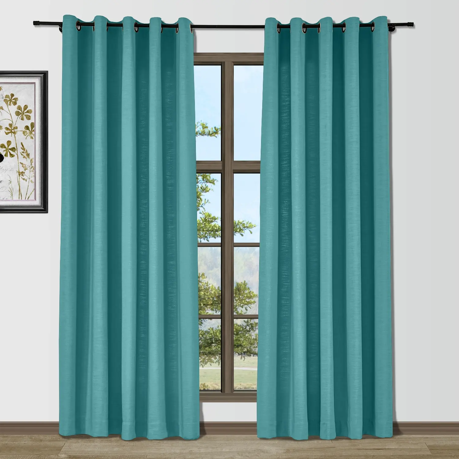 Bella Cotton Blend Curtains & Drapes Grommet - Image 27