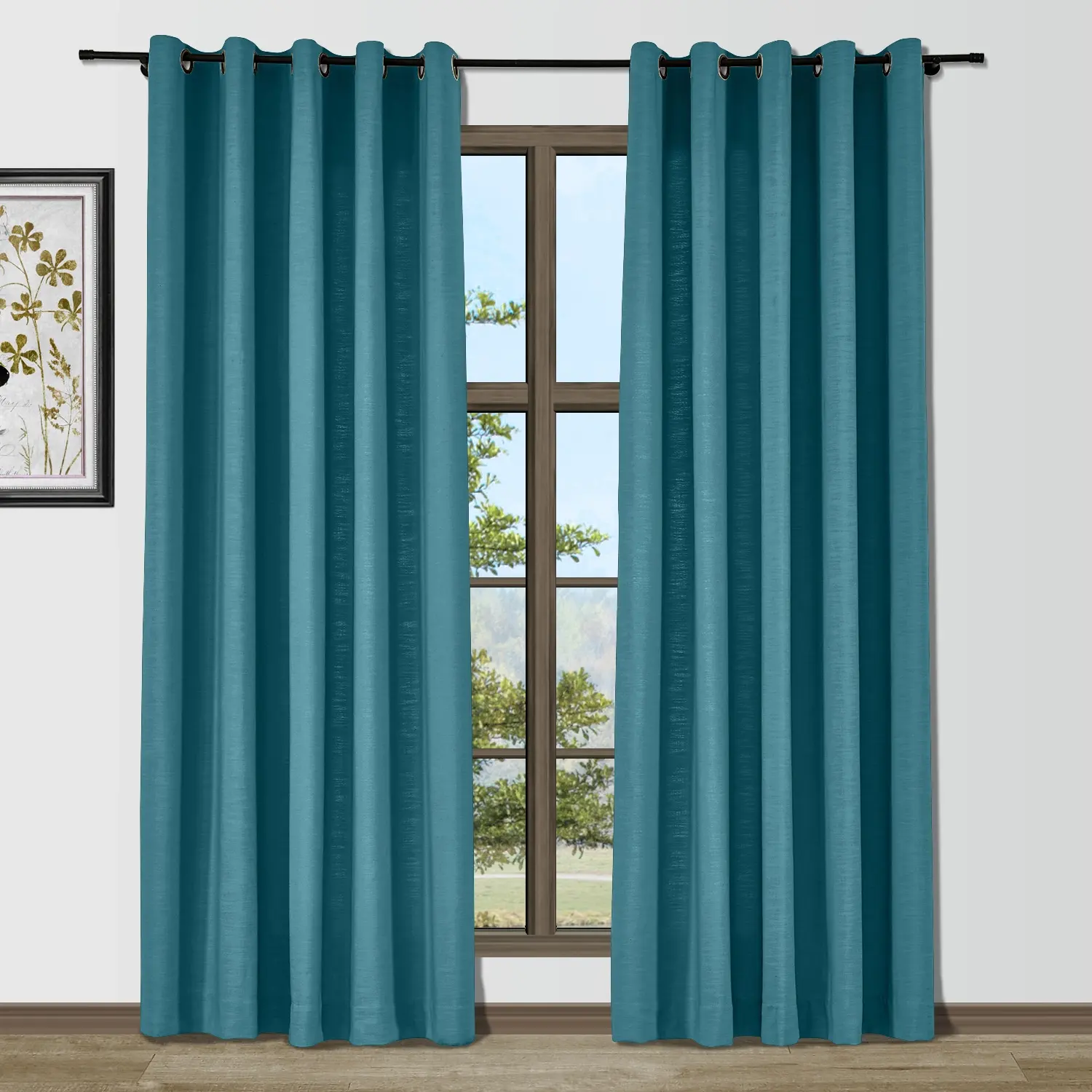 Bella Cotton Blend Curtains & Drapes Grommet - Image 28