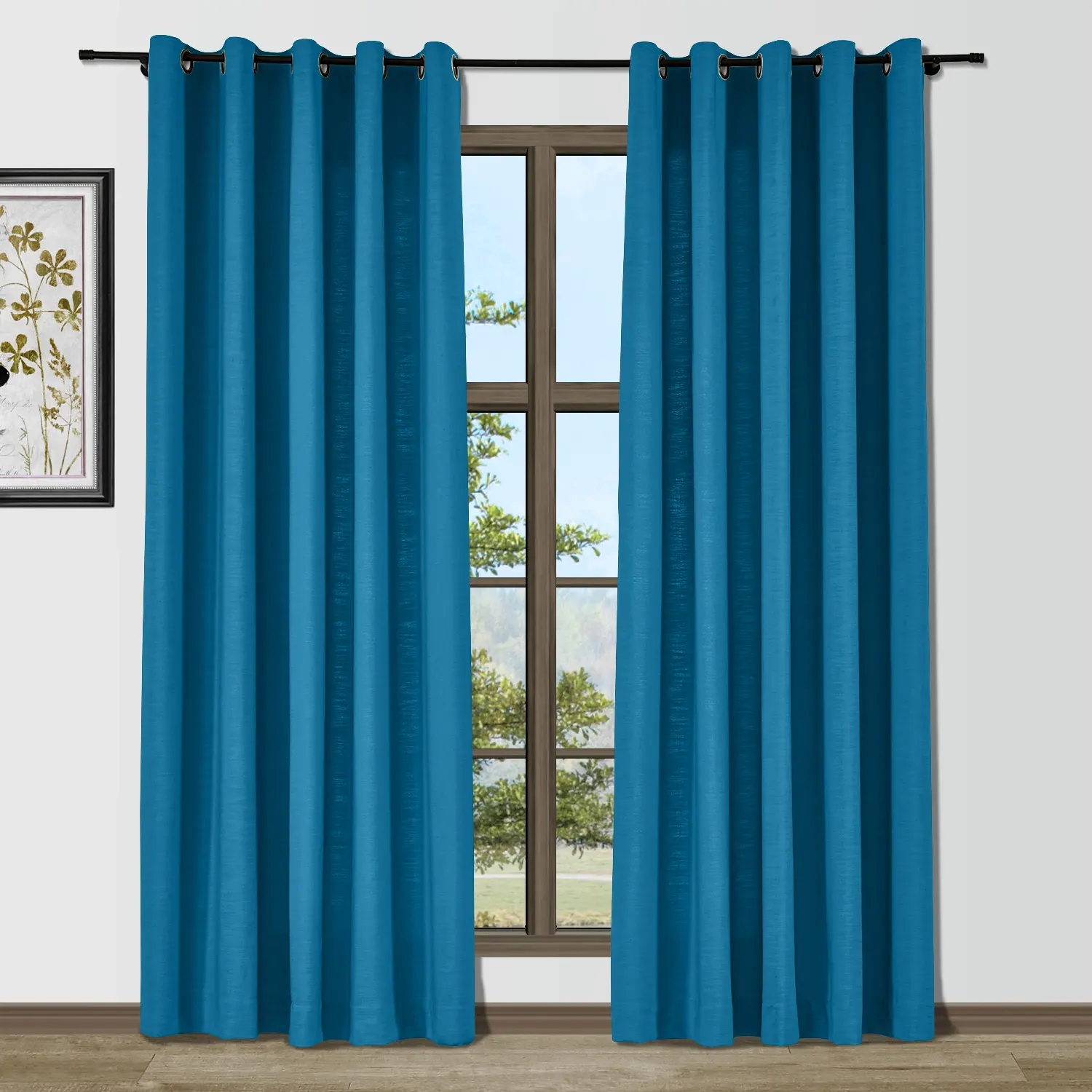 Bella Cotton Blend Curtains & Drapes Grommet - Image 29
