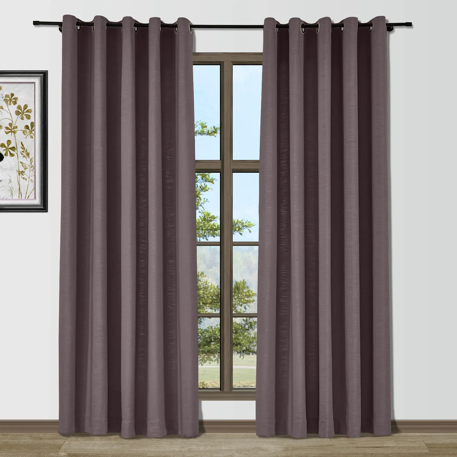 Bella Cotton Blend Curtains & Drapes Grommet - Image 30