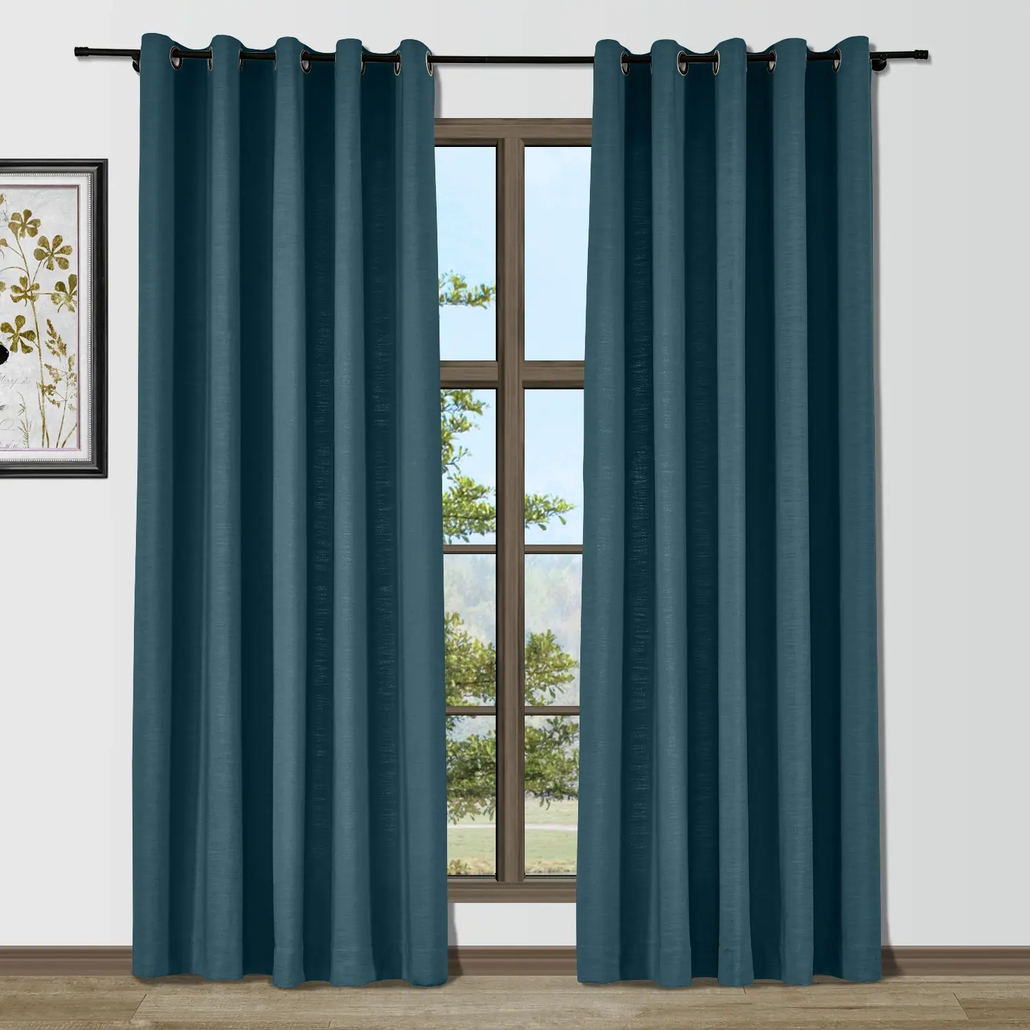 Bella Cotton Blend Curtains & Drapes Grommet - Image 31