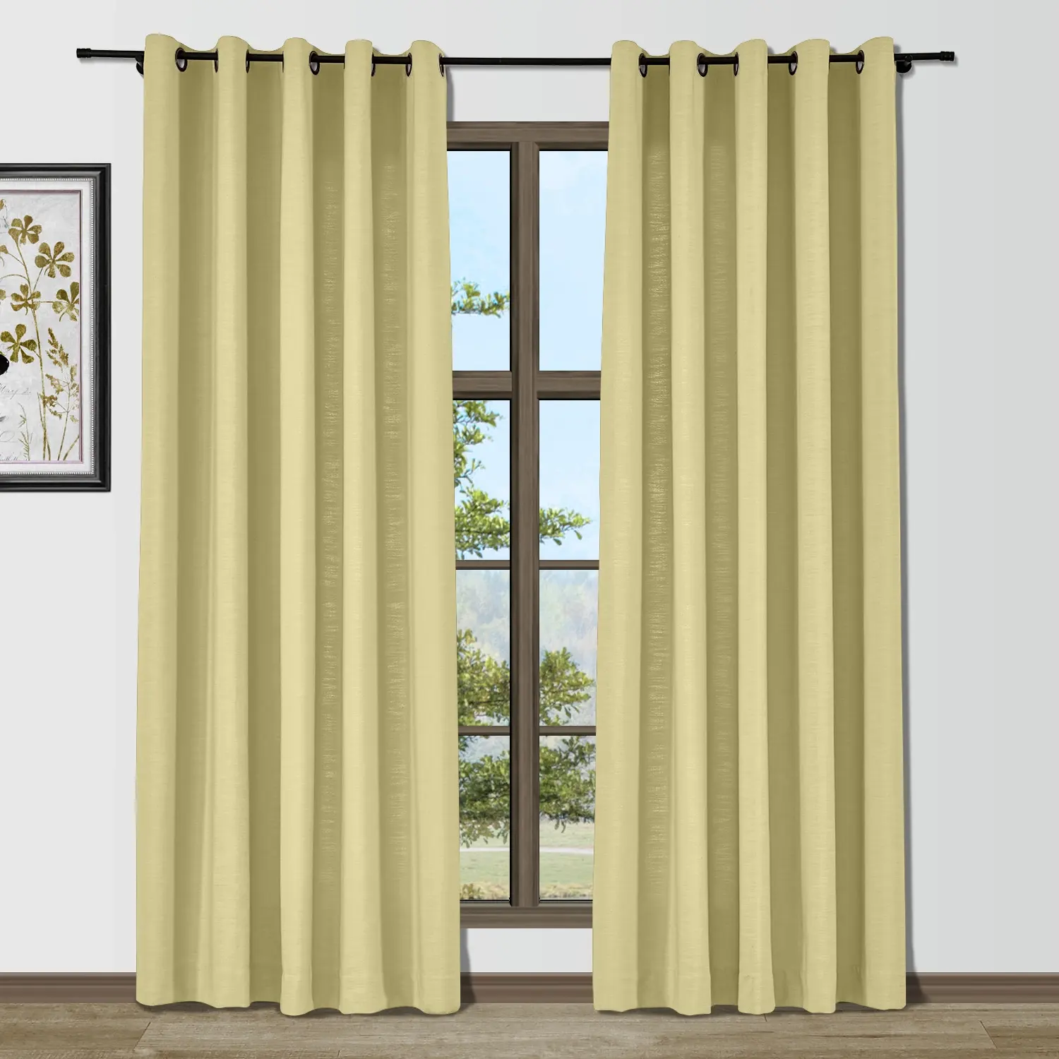 Bella Cotton Blend Curtains & Drapes Grommet - Image 32