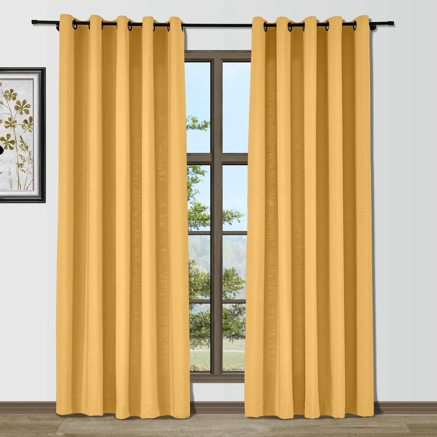 Bella Cotton Blend Curtains & Drapes Grommet - Image 34
