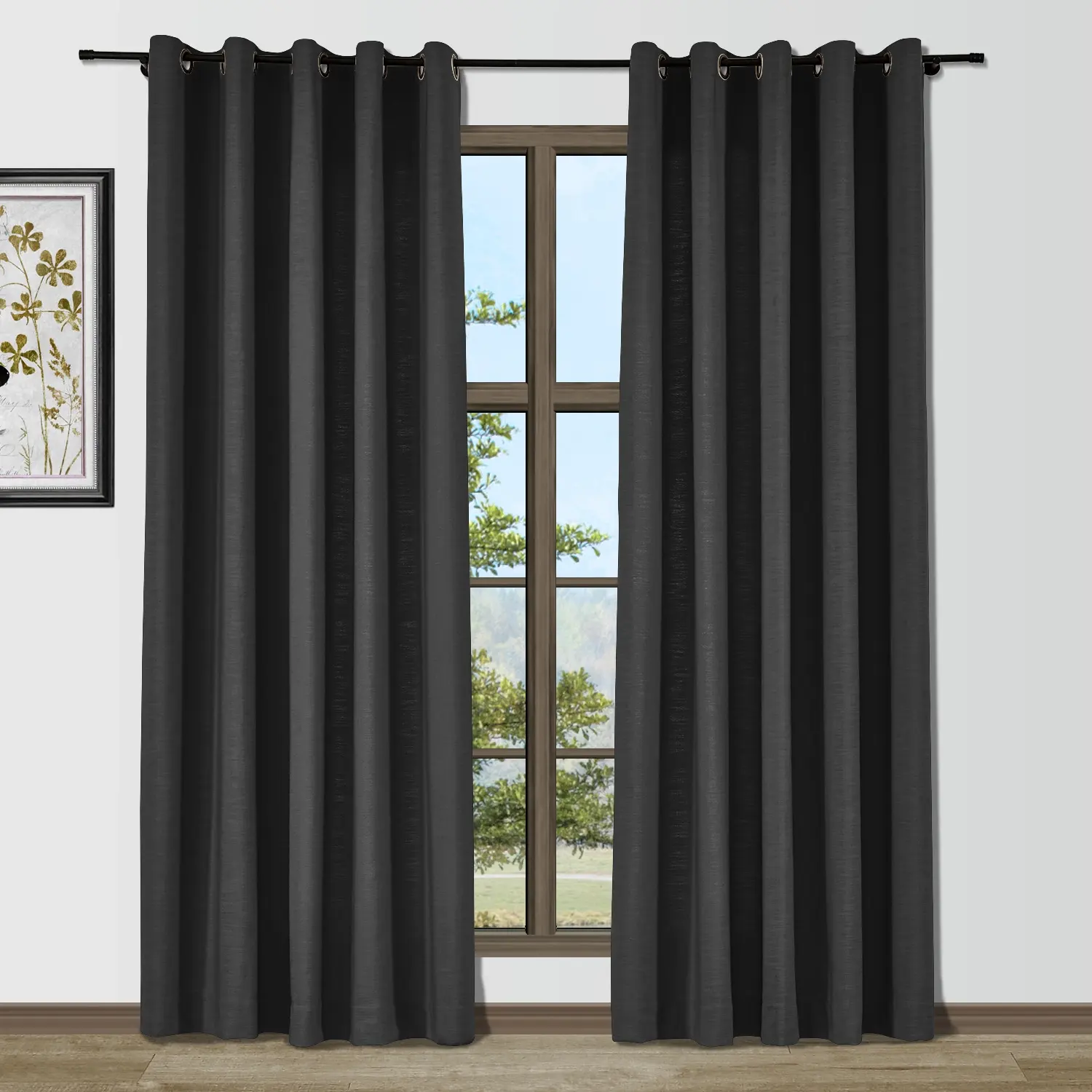Bella Cotton Blend Curtains & Drapes Grommet - Image 40