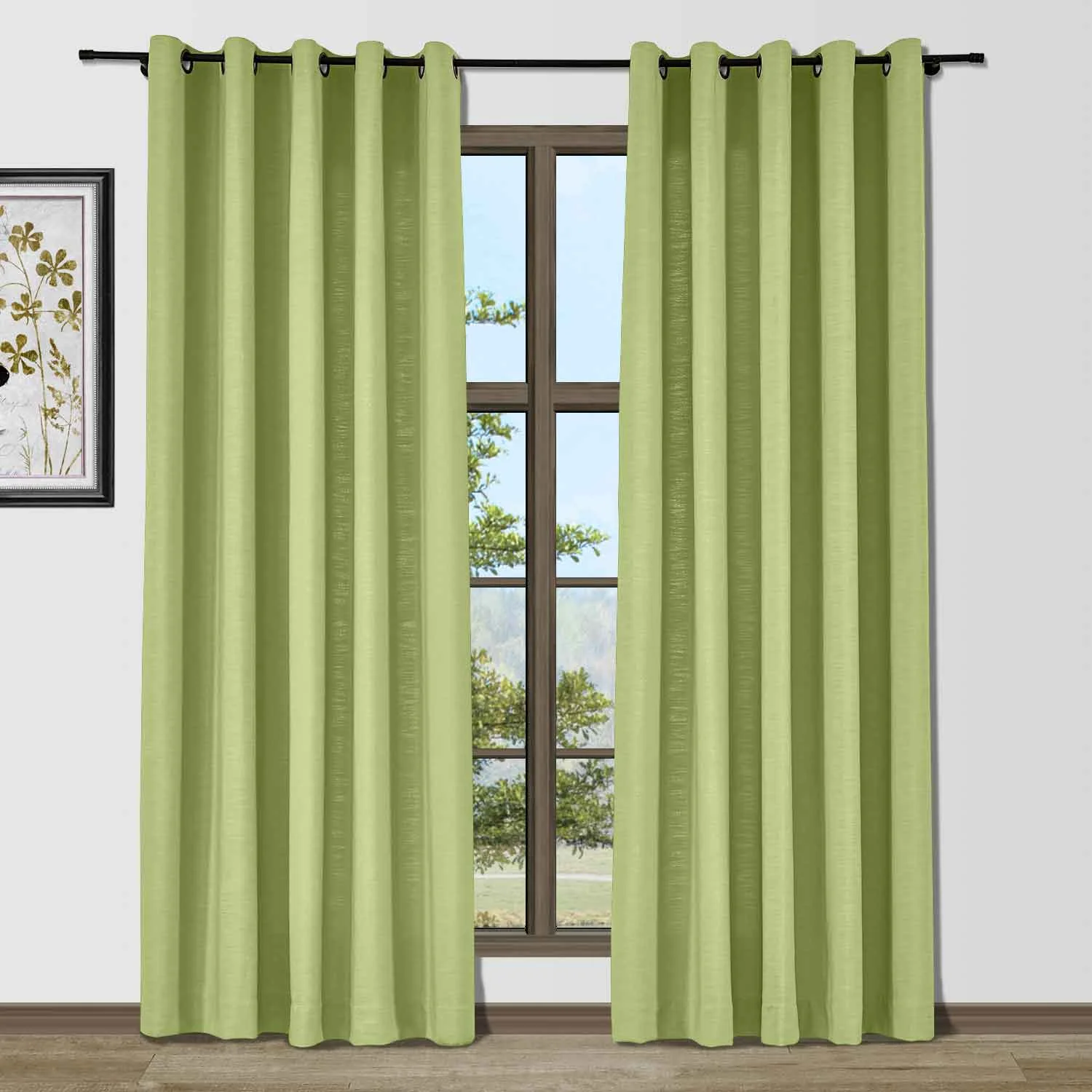 Bella Cotton Blend Curtains & Drapes Grommet - Image 5