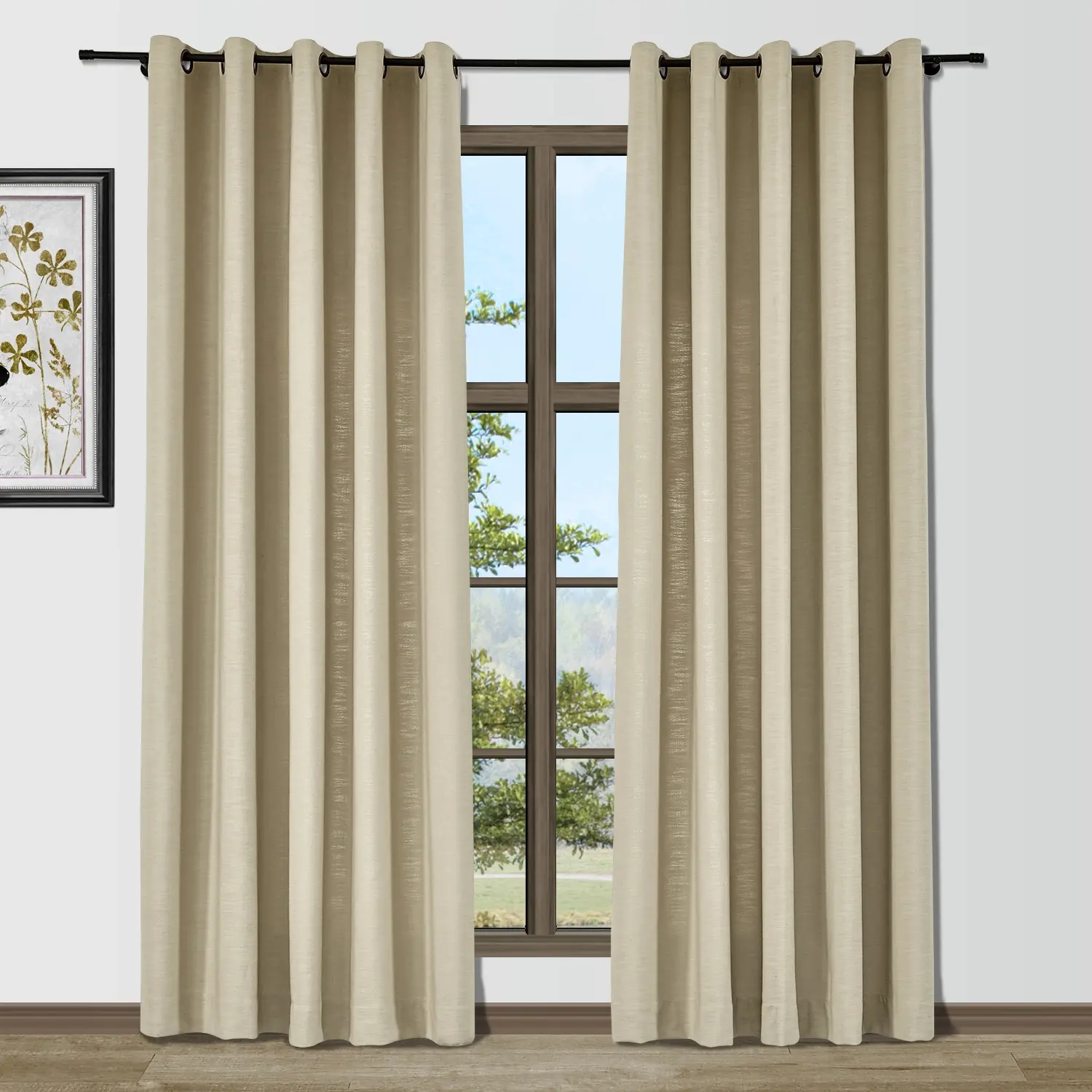 Bella Cotton Blend Curtains & Drapes Grommet - Image 7
