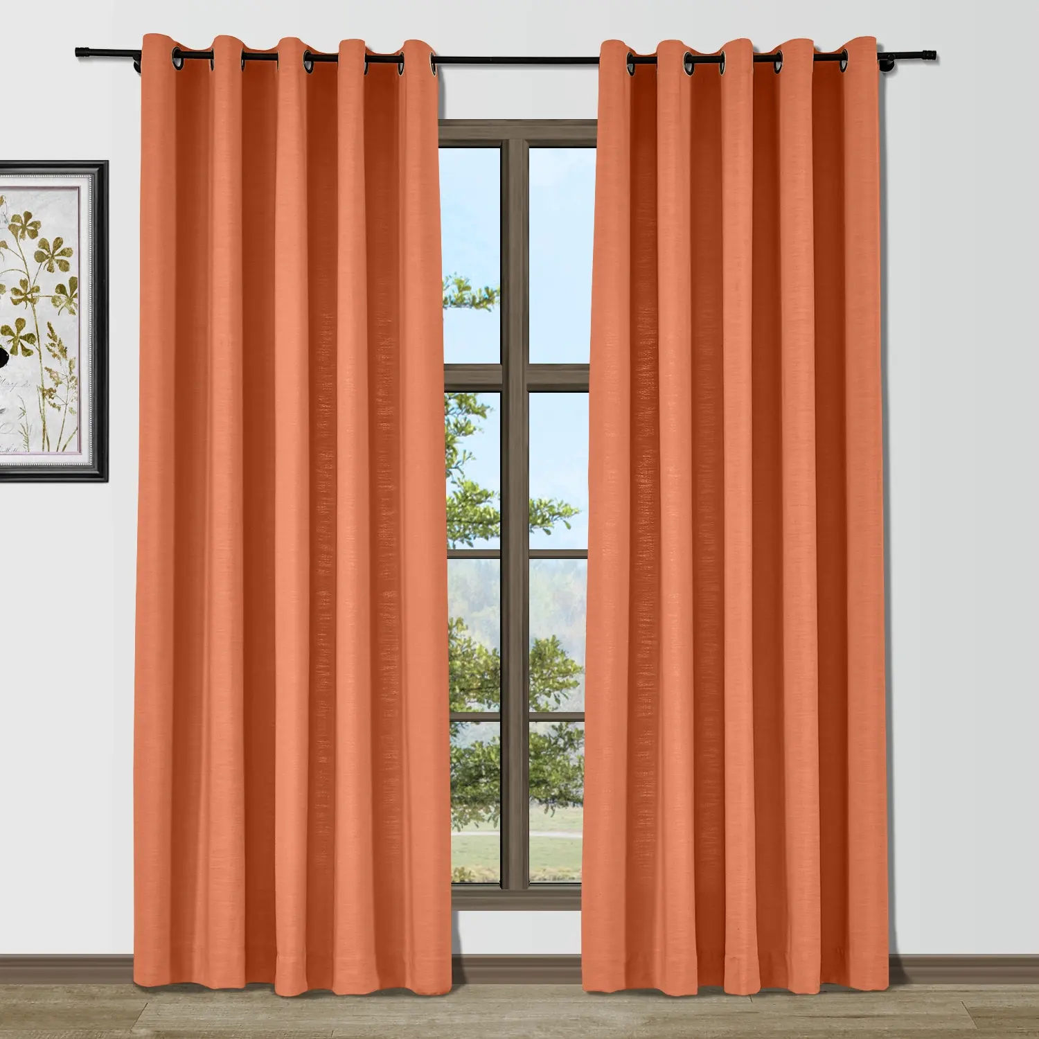 Bella Cotton Blend Curtains & Drapes Grommet - Image 8