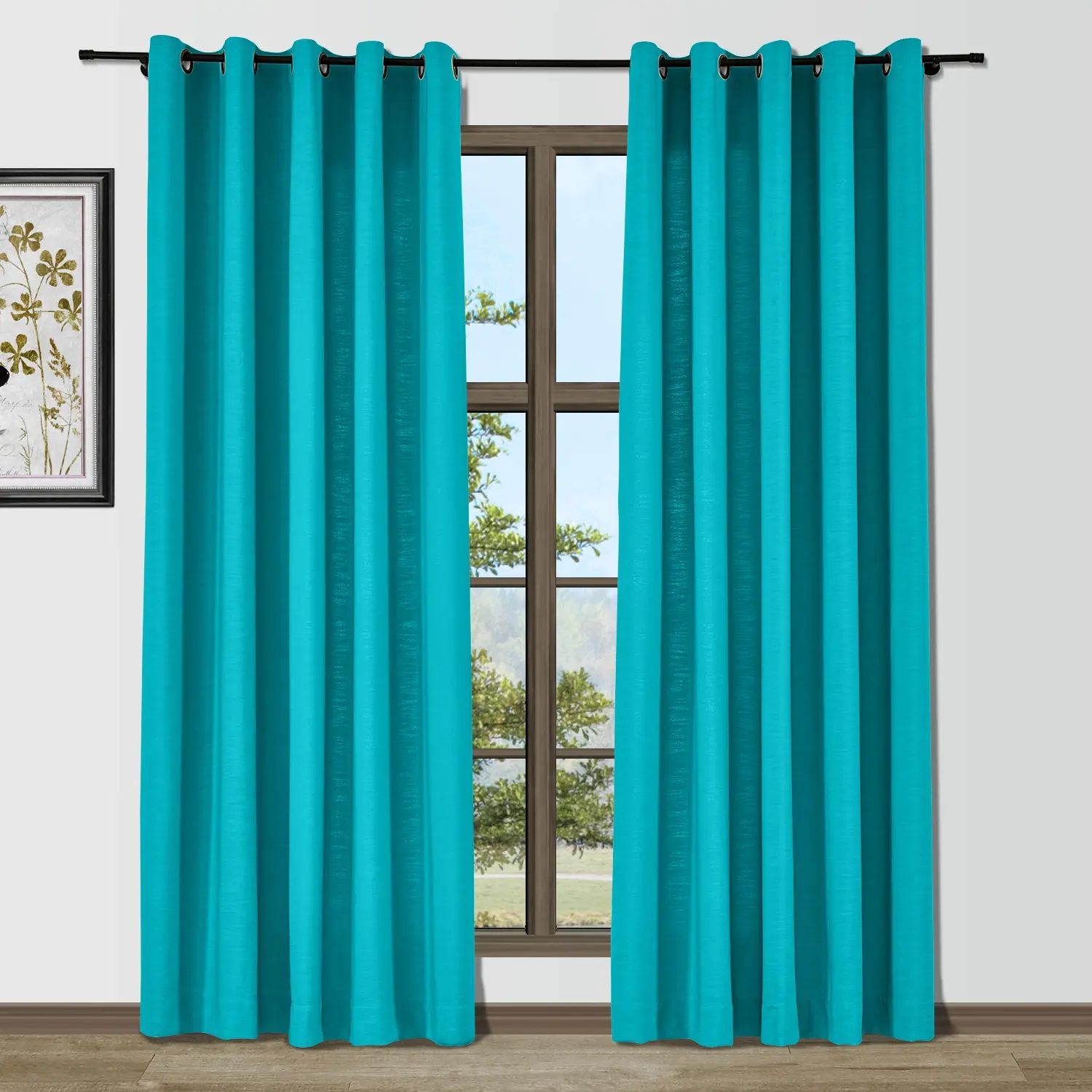 Bella Cotton Blend Curtains & Drapes Grommet - Image 9