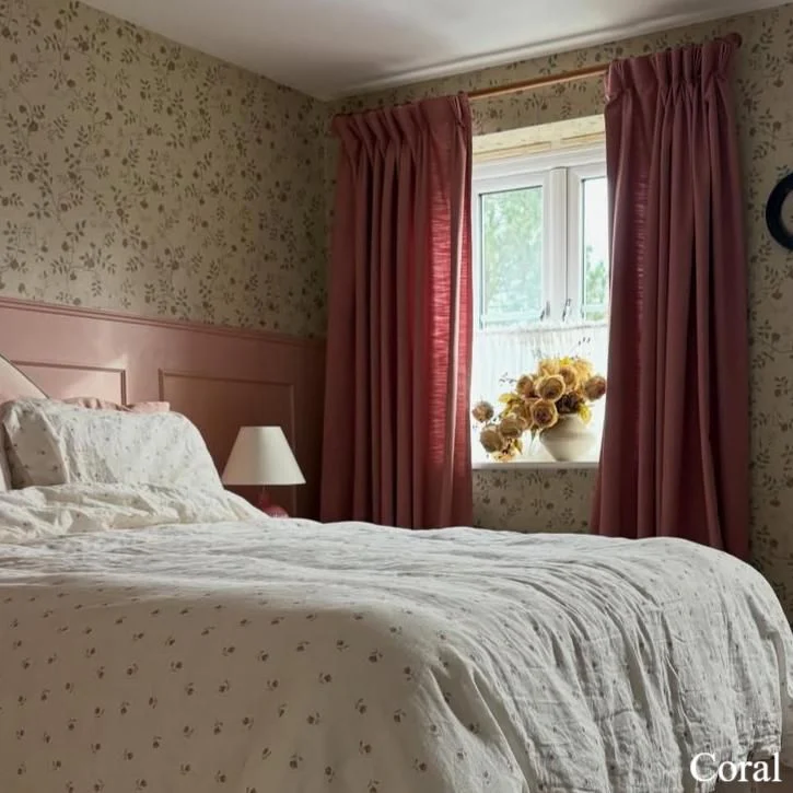 Bella Cotton Blend Curtains & Drapes Pleated - Image 4