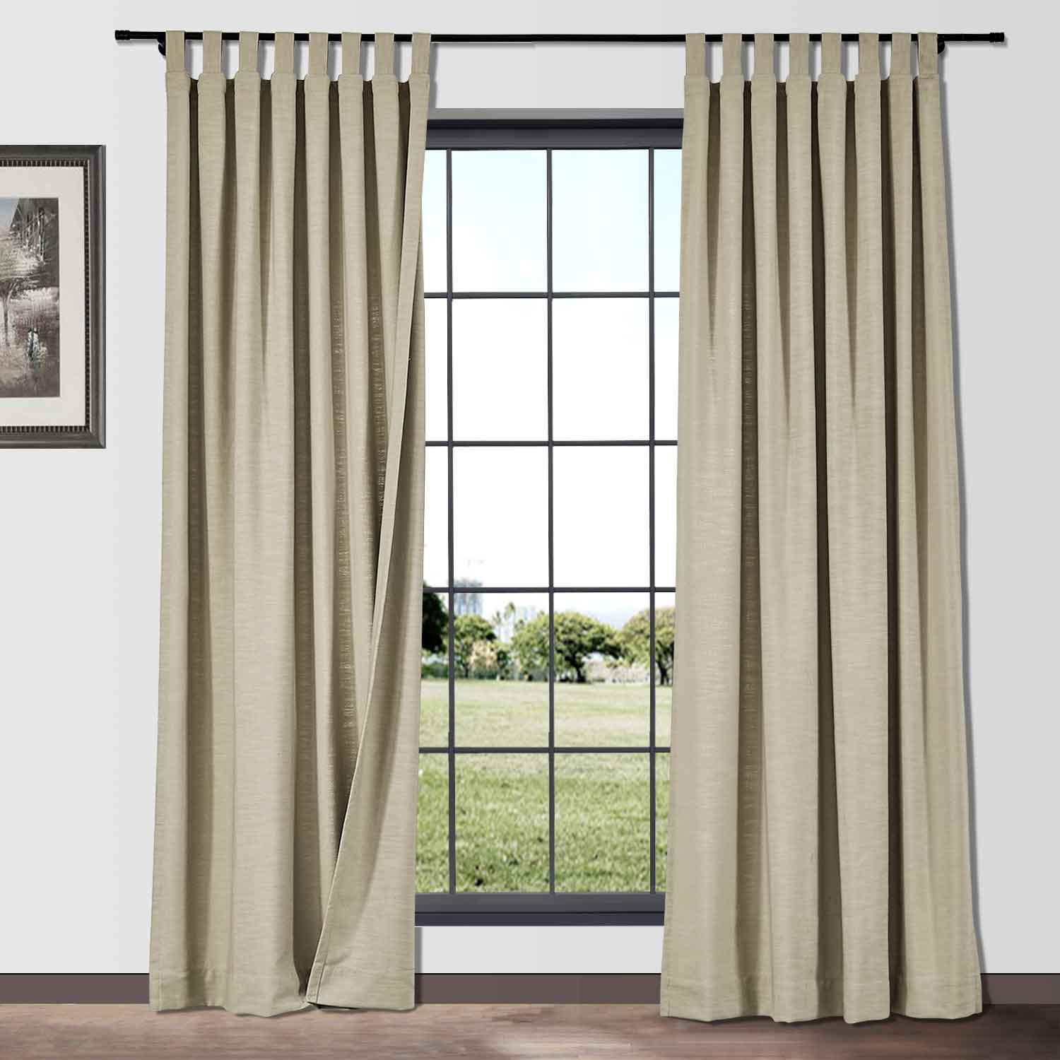 Bella Cotton Blend Curtains & Drapes Soft Top - Image 13