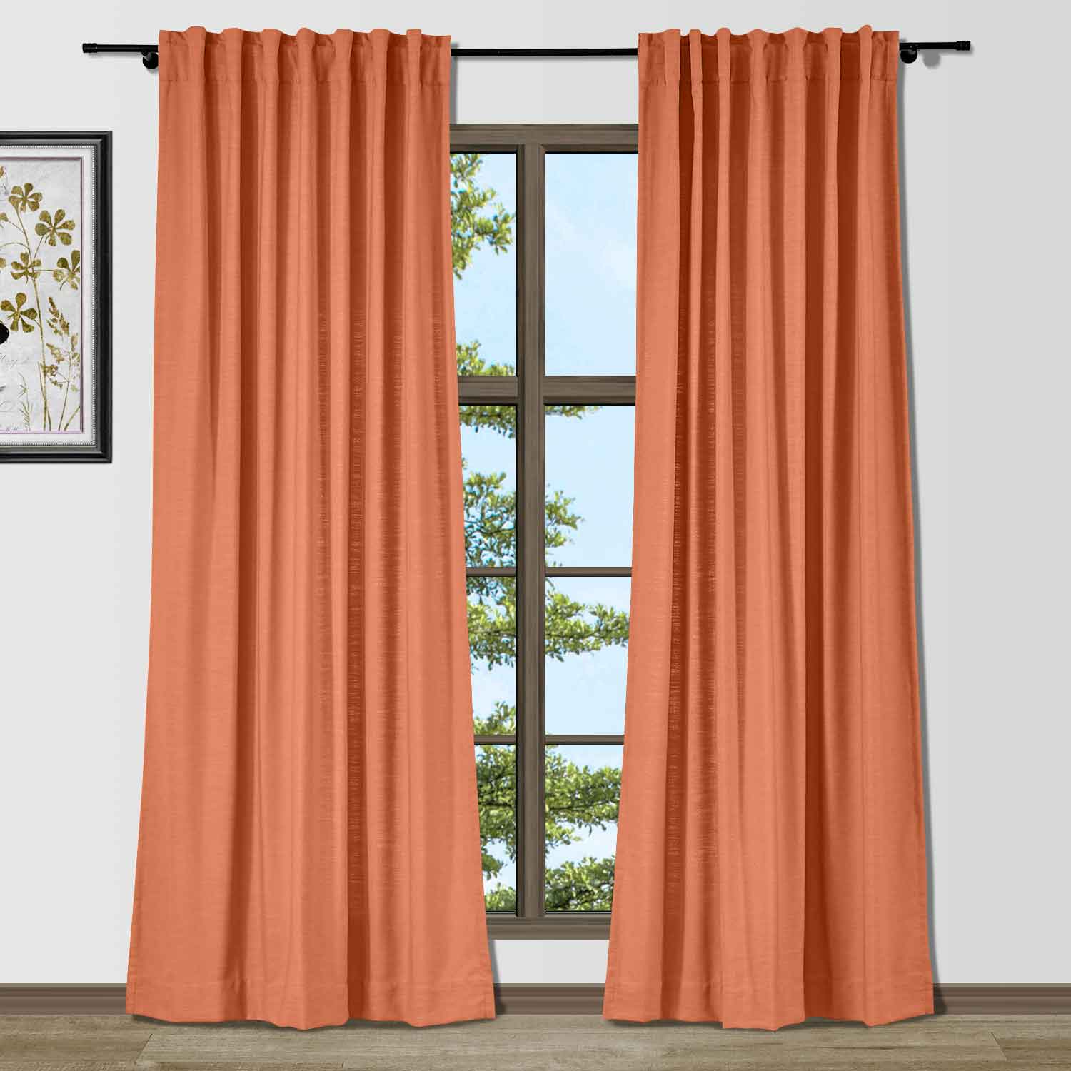 Bella Cotton Blend Curtains & Drapes Soft Top - Image 14