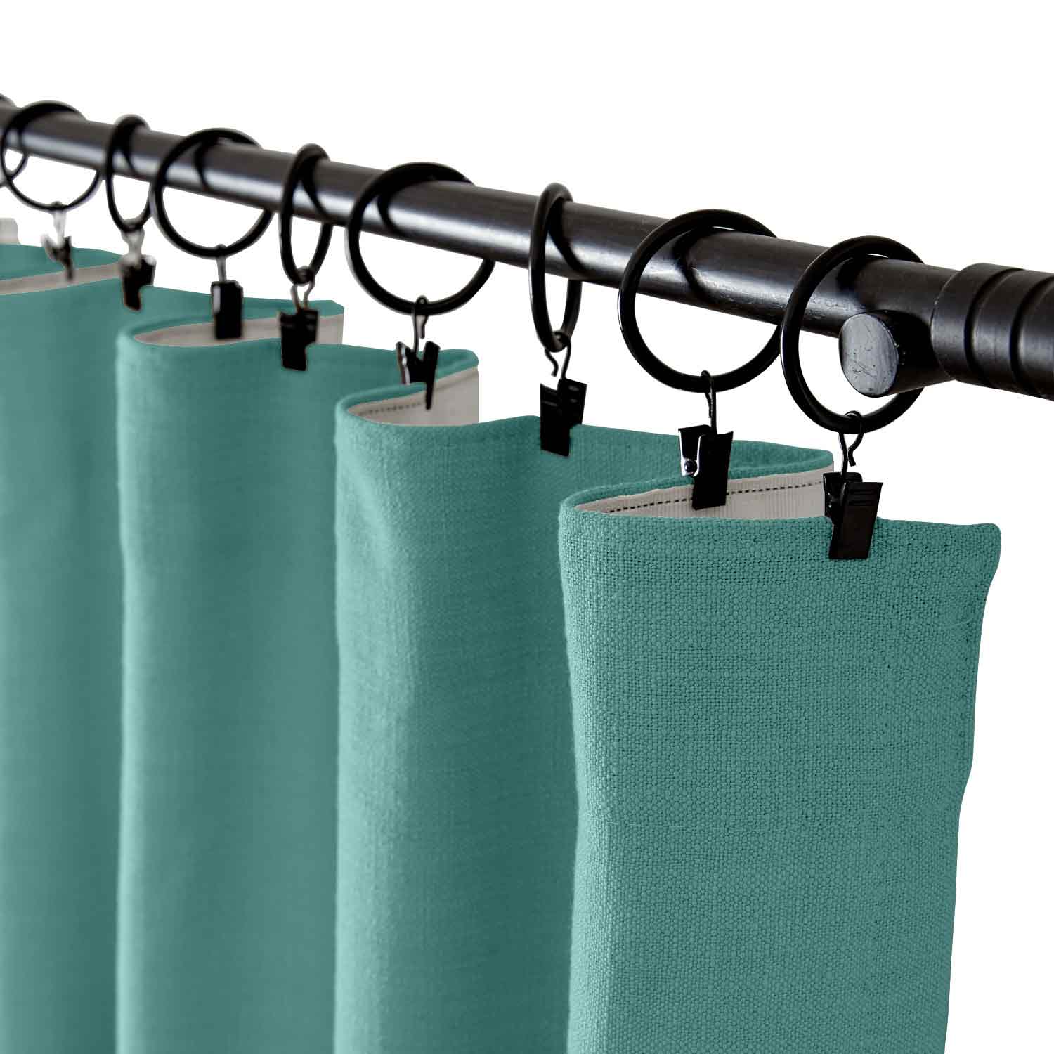 Bella Cotton Blend Curtains & Drapes Soft Top - Image 21