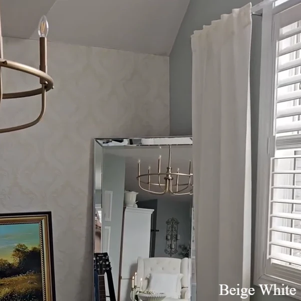 Bella Cotton Blend Curtains & Drapes Soft Top - Image 3