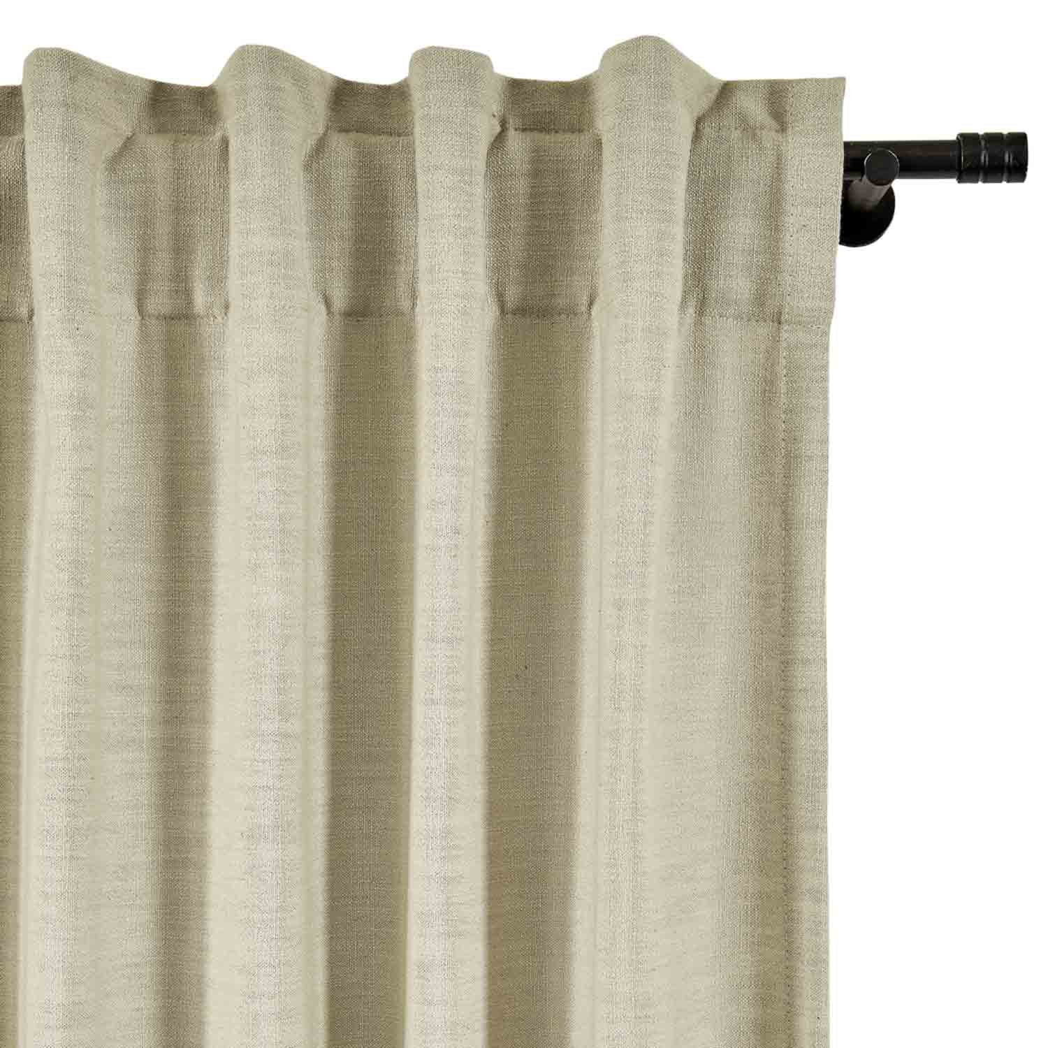 Bella Cotton Blend Curtains & Drapes Soft Top - Image 7
