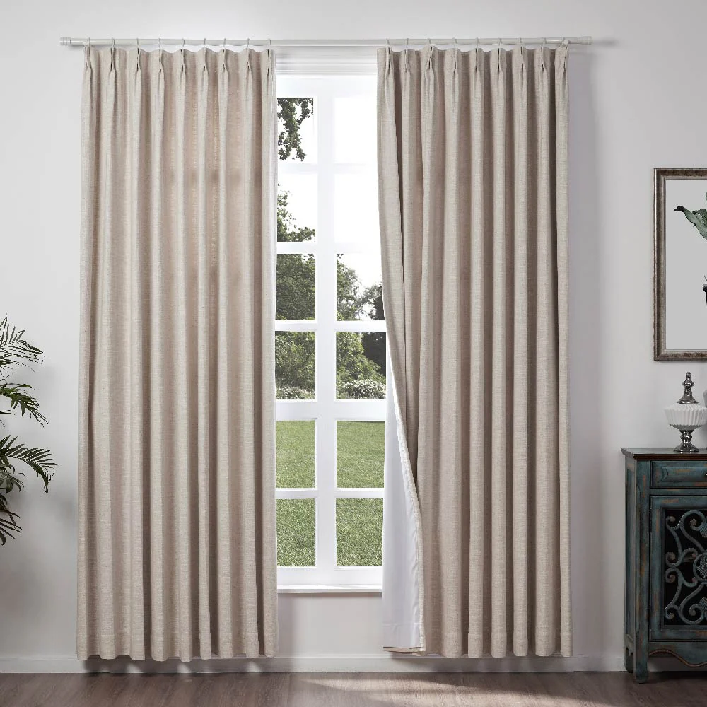 Lily Linen Curtains & Drapes Soft Top - Image 11
