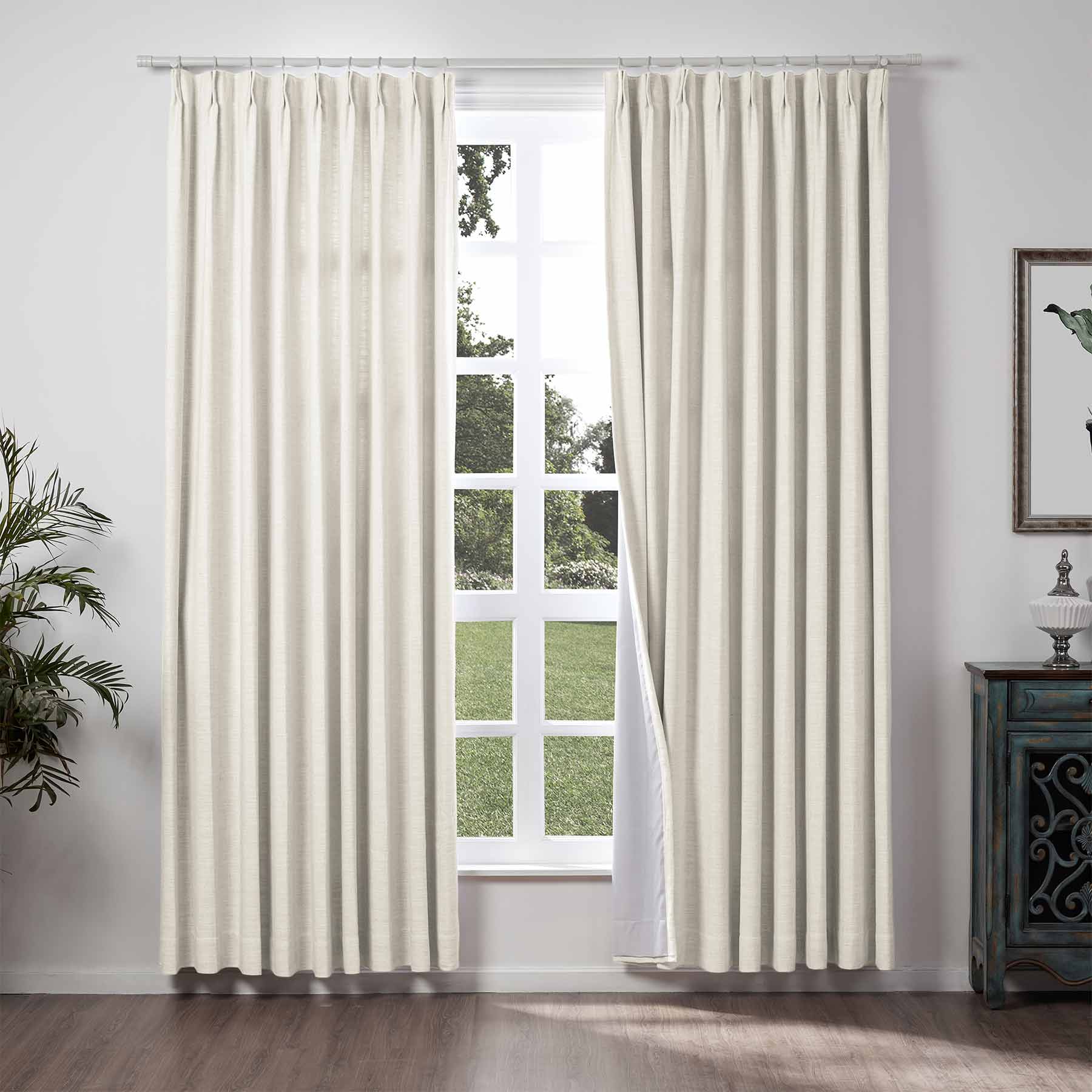 Lily Linen Curtains & Drapes Soft Top - Image 21
