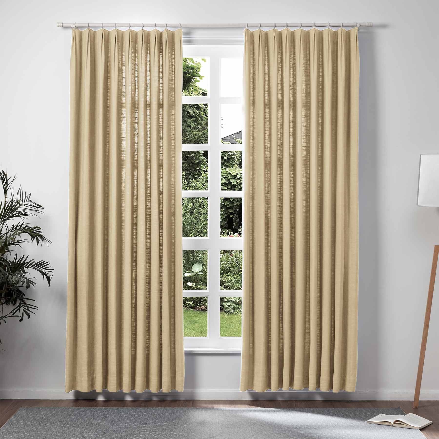 Lily Linen Curtains & Drapes Soft Top - Image 23