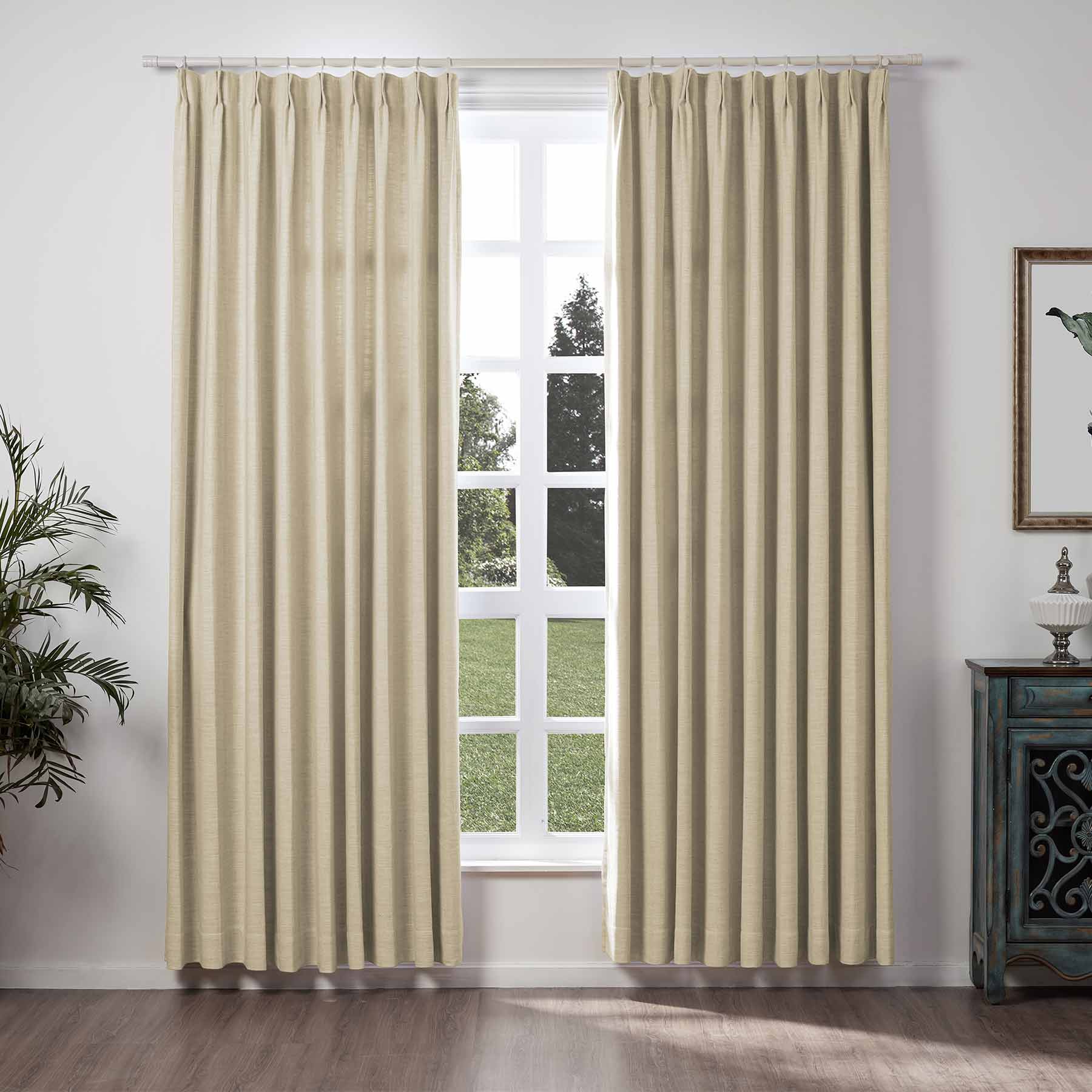 Lily Linen Curtains & Drapes Soft Top - Image 25