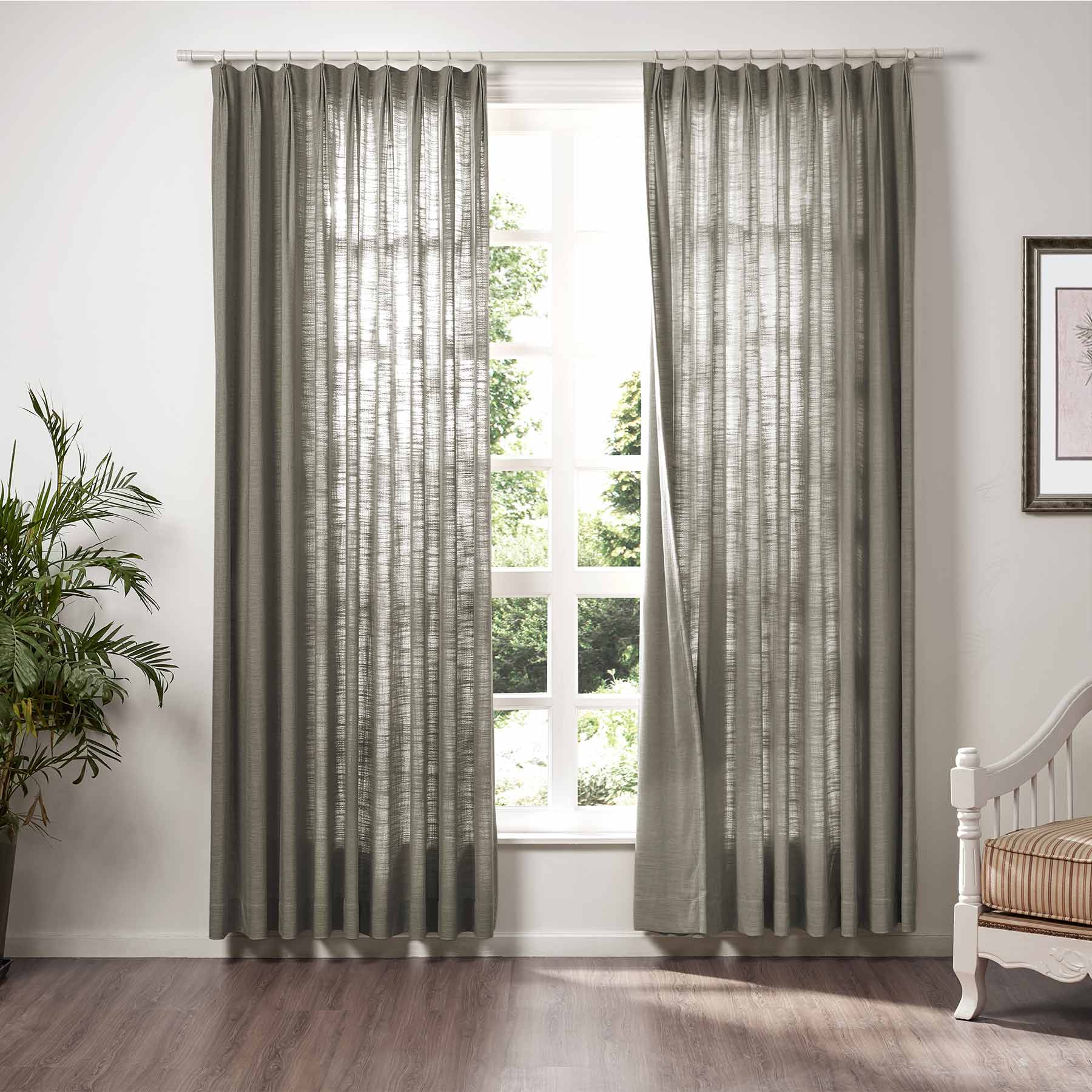 Lily Linen Curtains & Drapes Soft Top - Image 28
