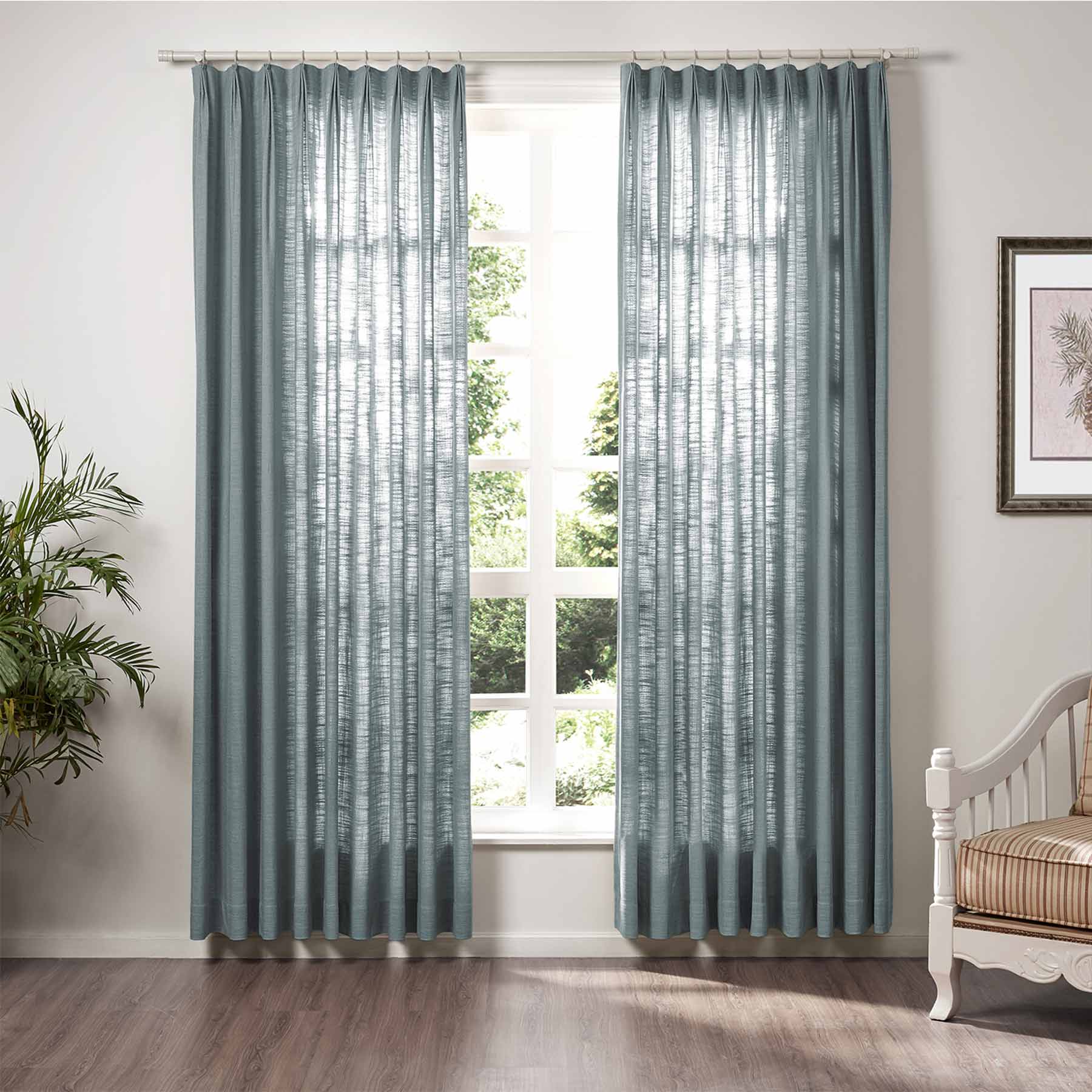 Lily Linen Curtains & Drapes Soft Top - Image 30