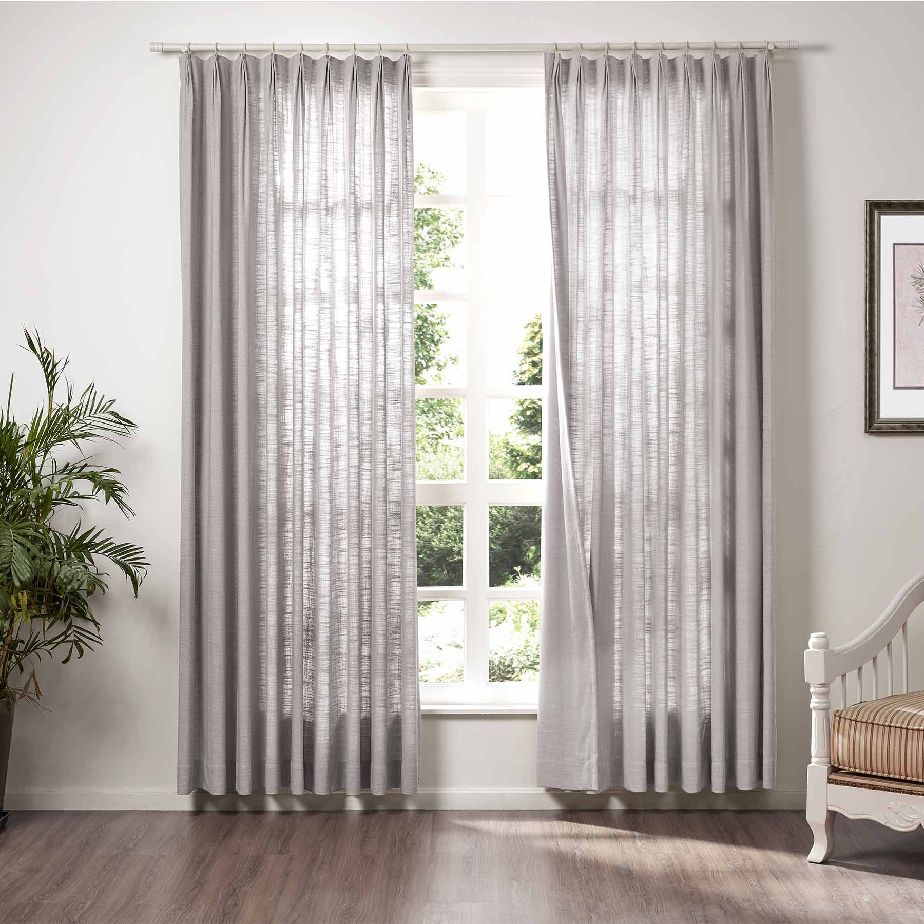 Lily Linen Curtains & Drapes Soft Top - Image 32