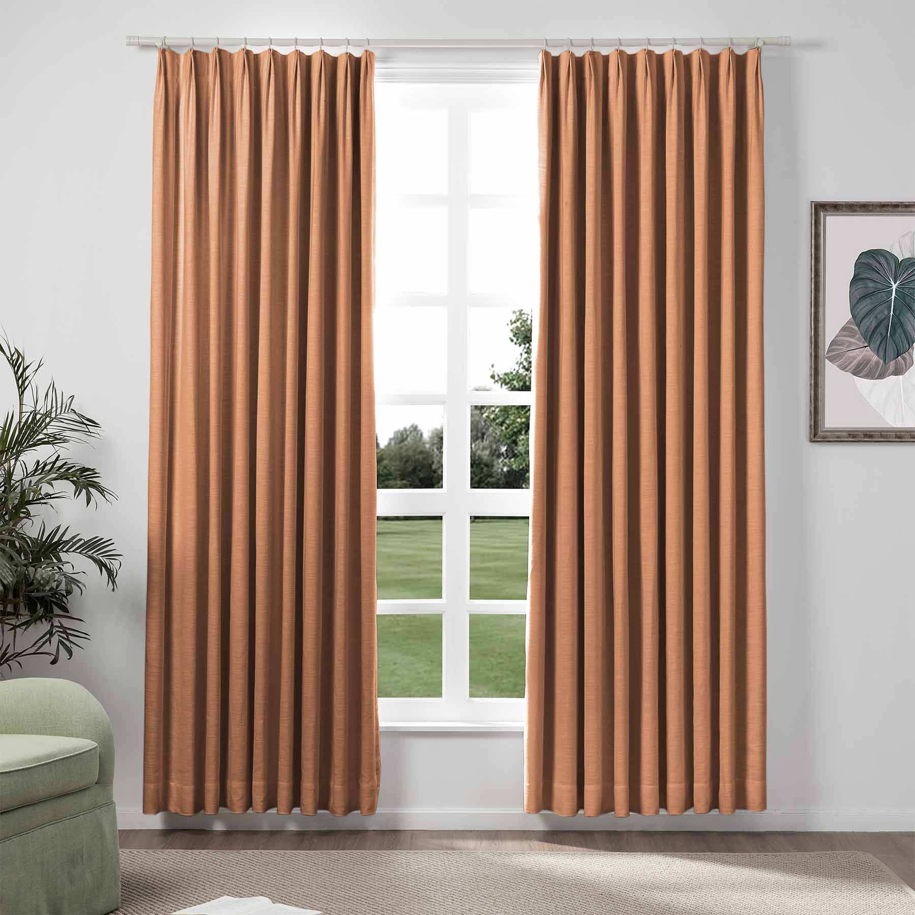 Lily Linen Curtains & Drapes Soft Top - Image 37