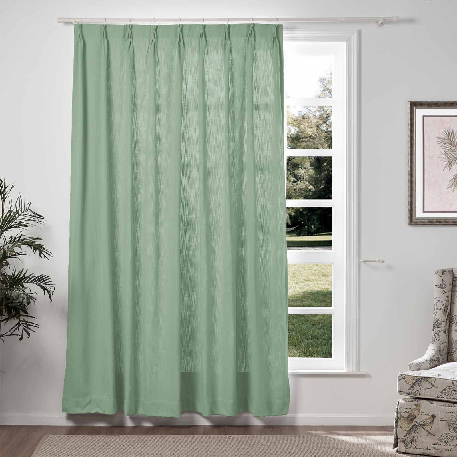 Lily Linen Curtains & Drapes Soft Top - Image 42