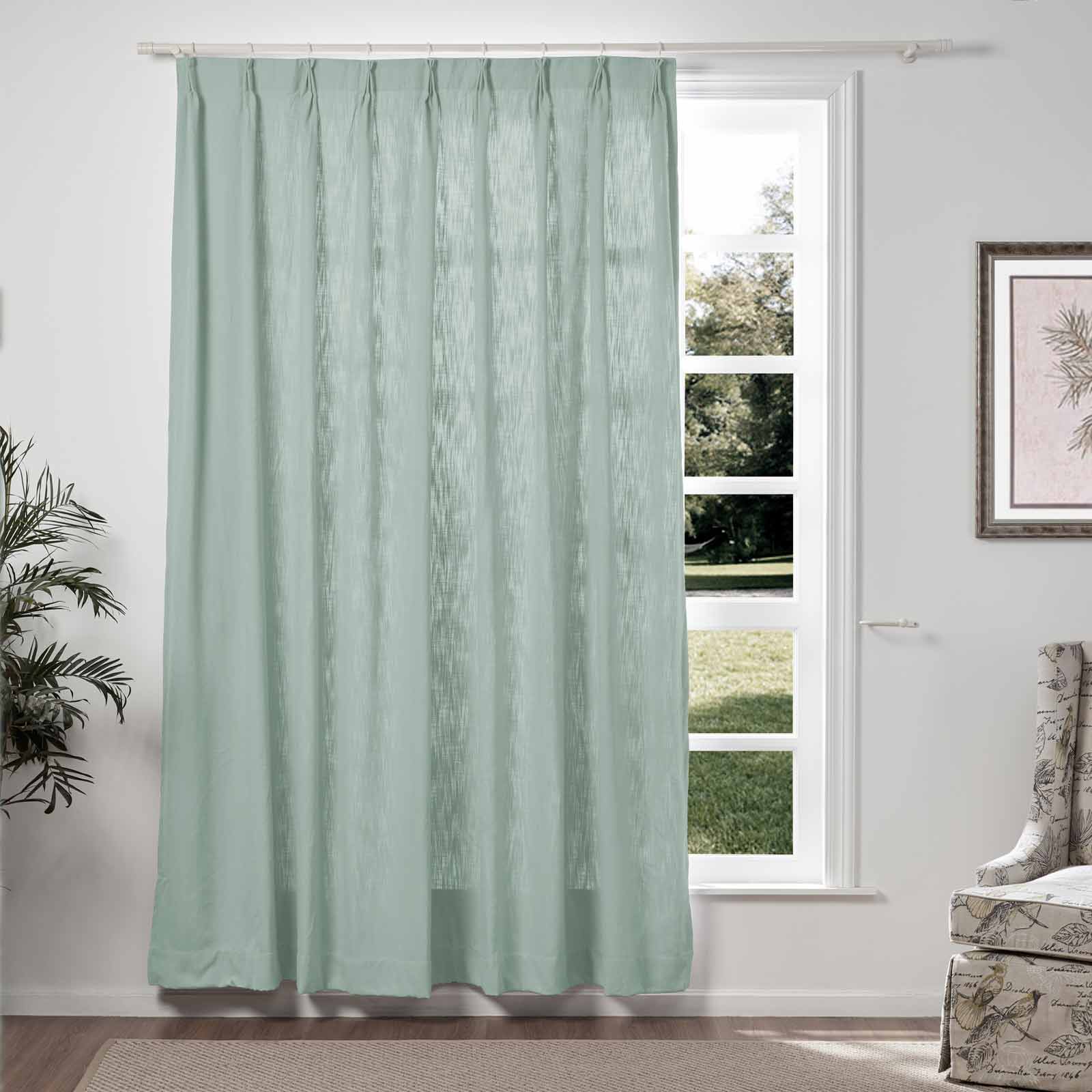 Lily Linen Curtains & Drapes Soft Top - Image 43