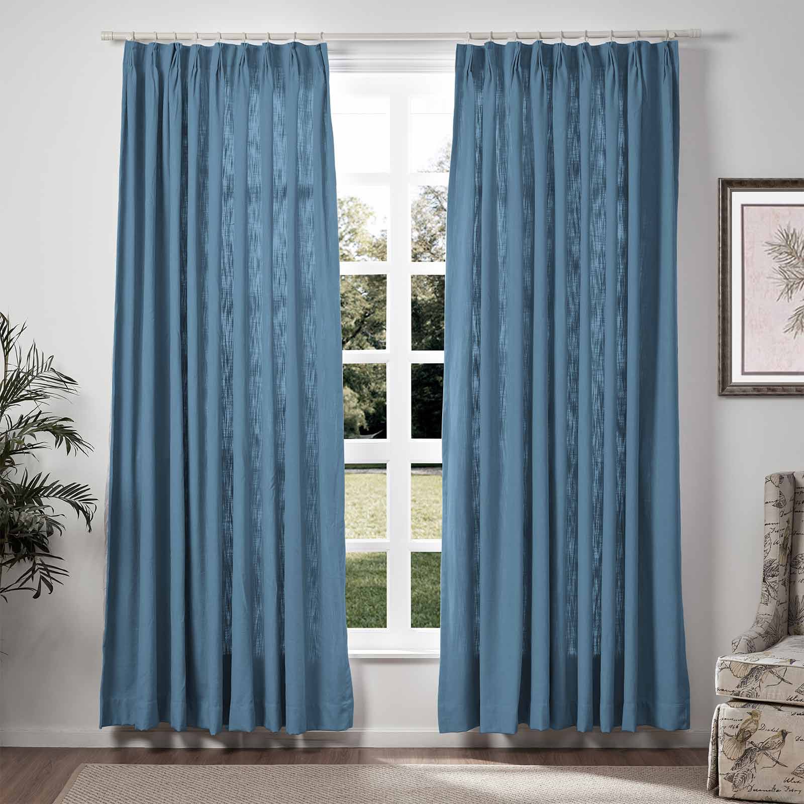 Lily Linen Curtains & Drapes Soft Top - Image 45