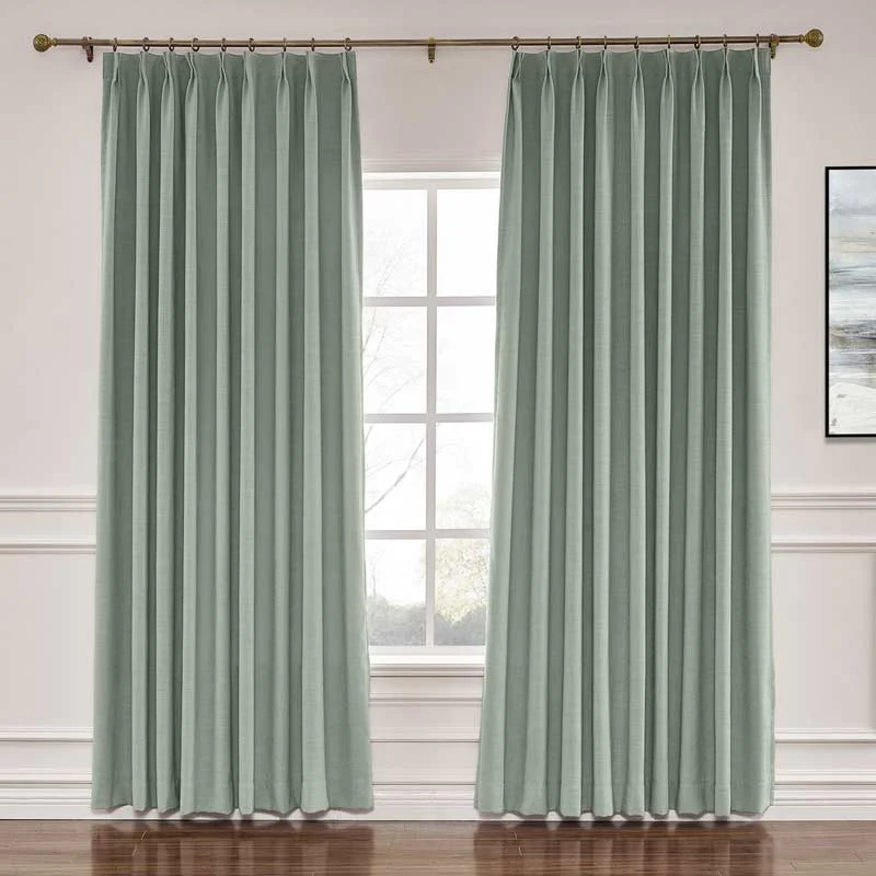 Lily Linen Curtains & Drapes Soft Top - Image 47