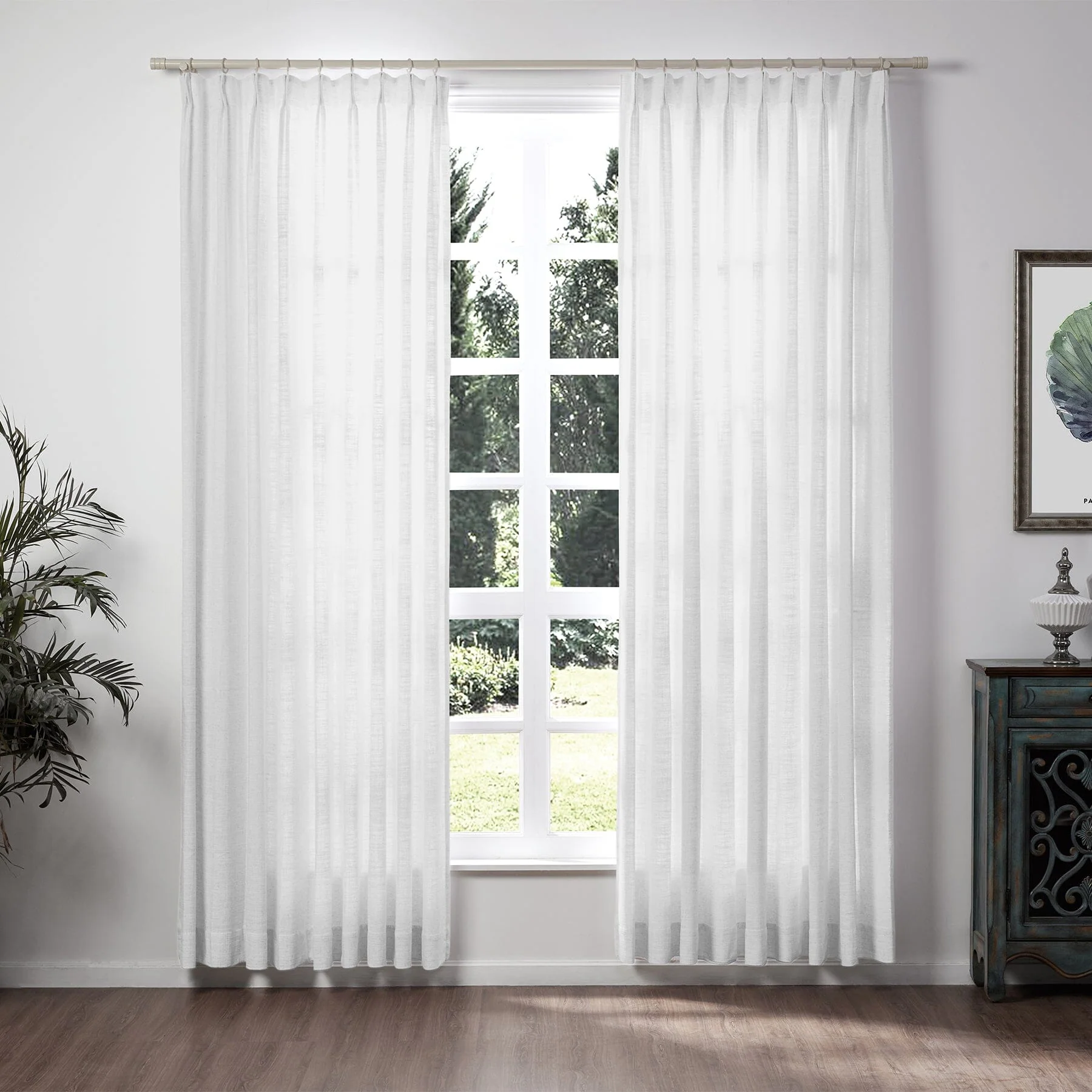 Lily Linen Curtains & Drapes Soft Top - Image 50