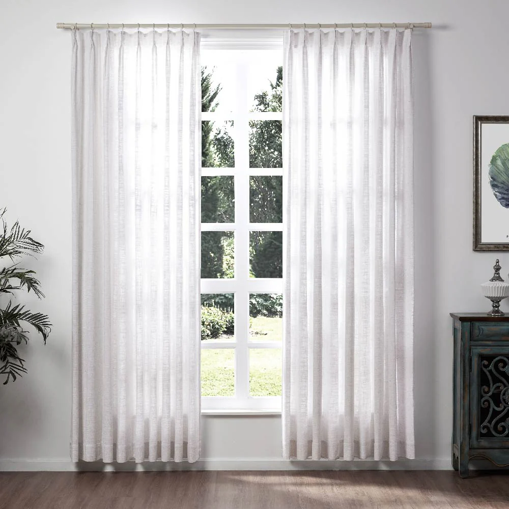 Lily Linen Curtains & Drapes Soft Top - Image 7