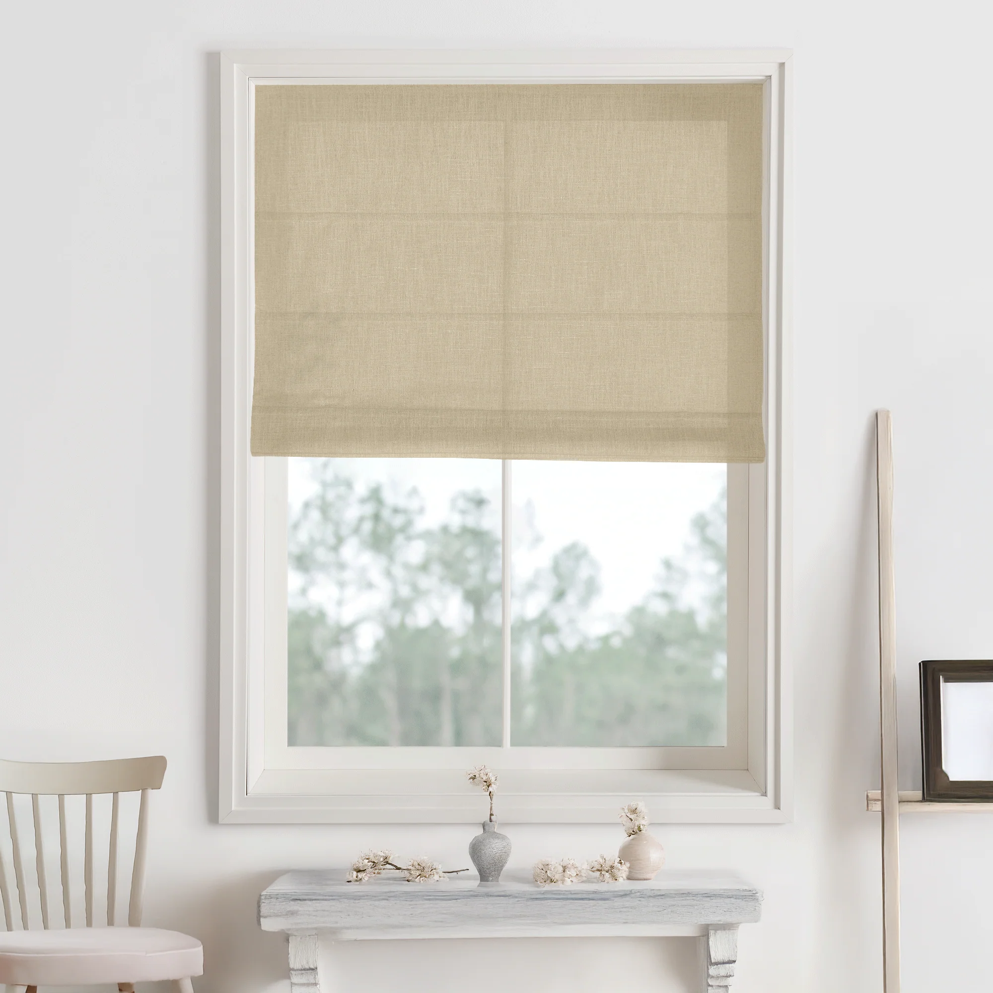 Bella Cotton Roman Shades & Blinds - Image 16