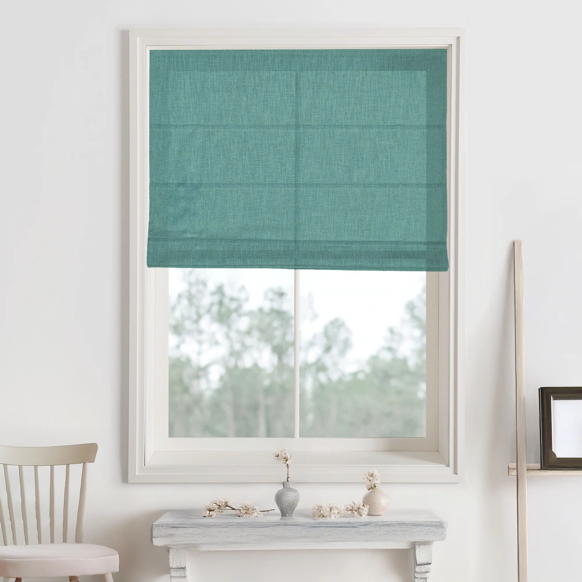 Bella Cotton Roman Shades & Blinds - Image 28