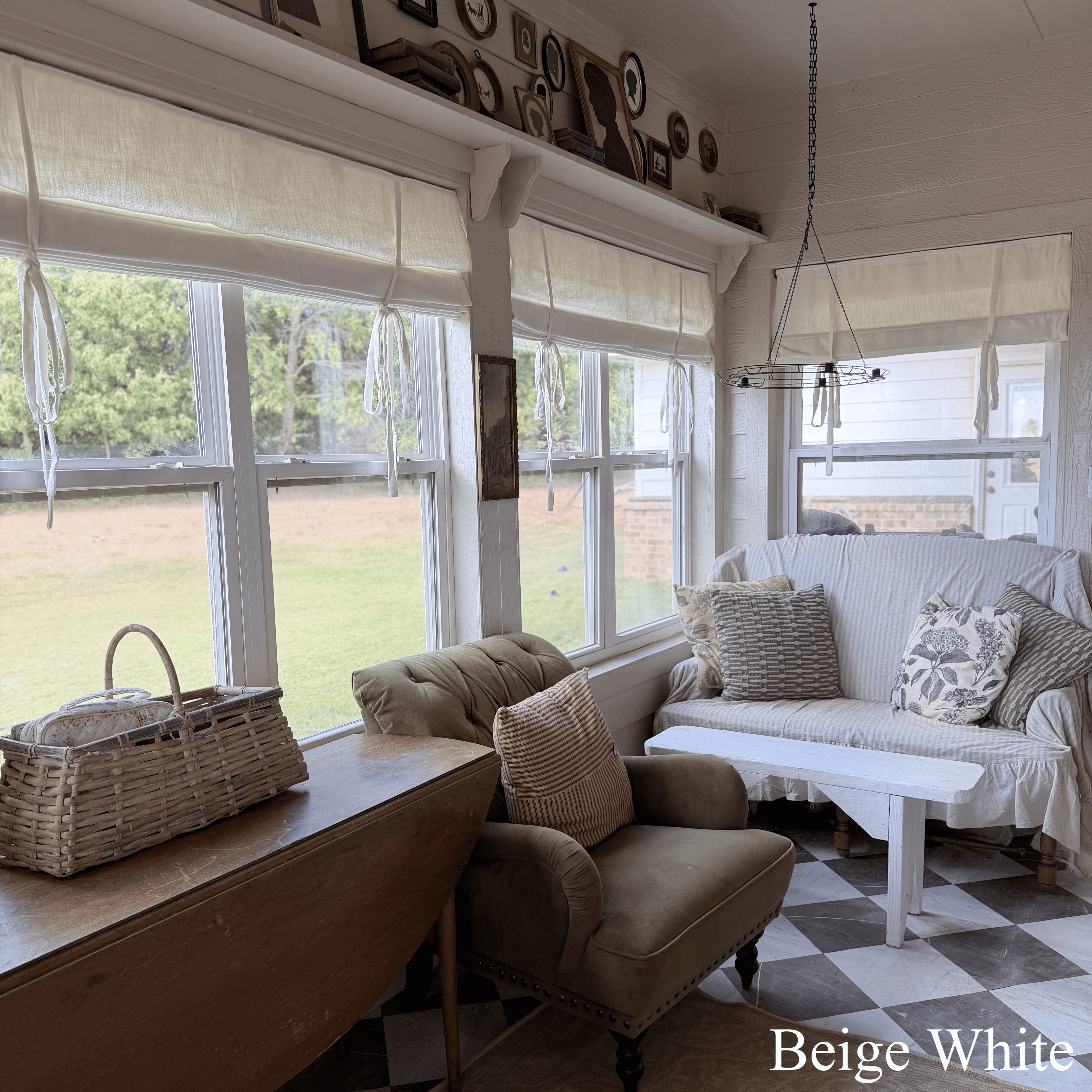 Bella Cotton Roman Shades & Blinds - Image 3