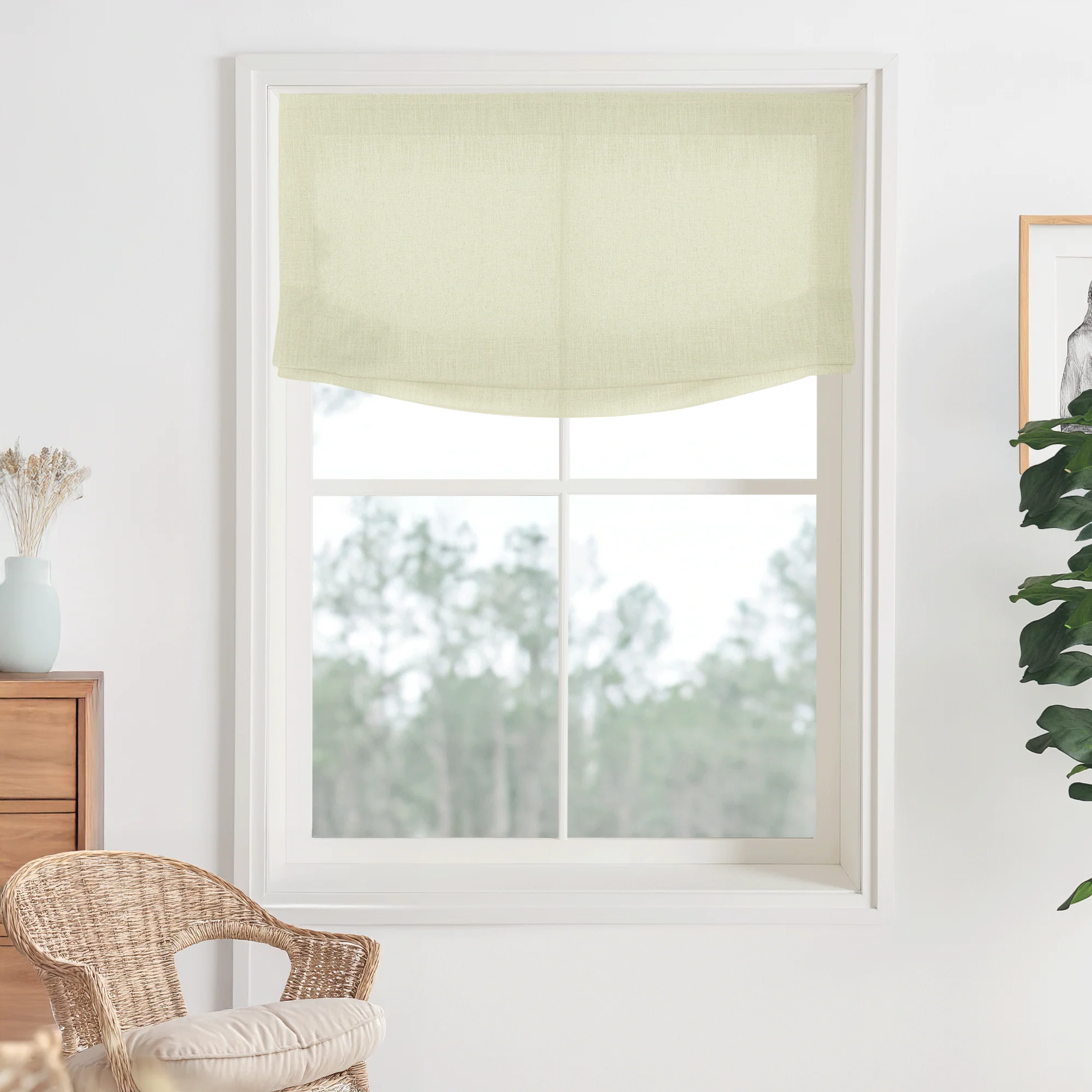 Bella Cotton Roman Shades & Blinds | Relaxed - Image 14